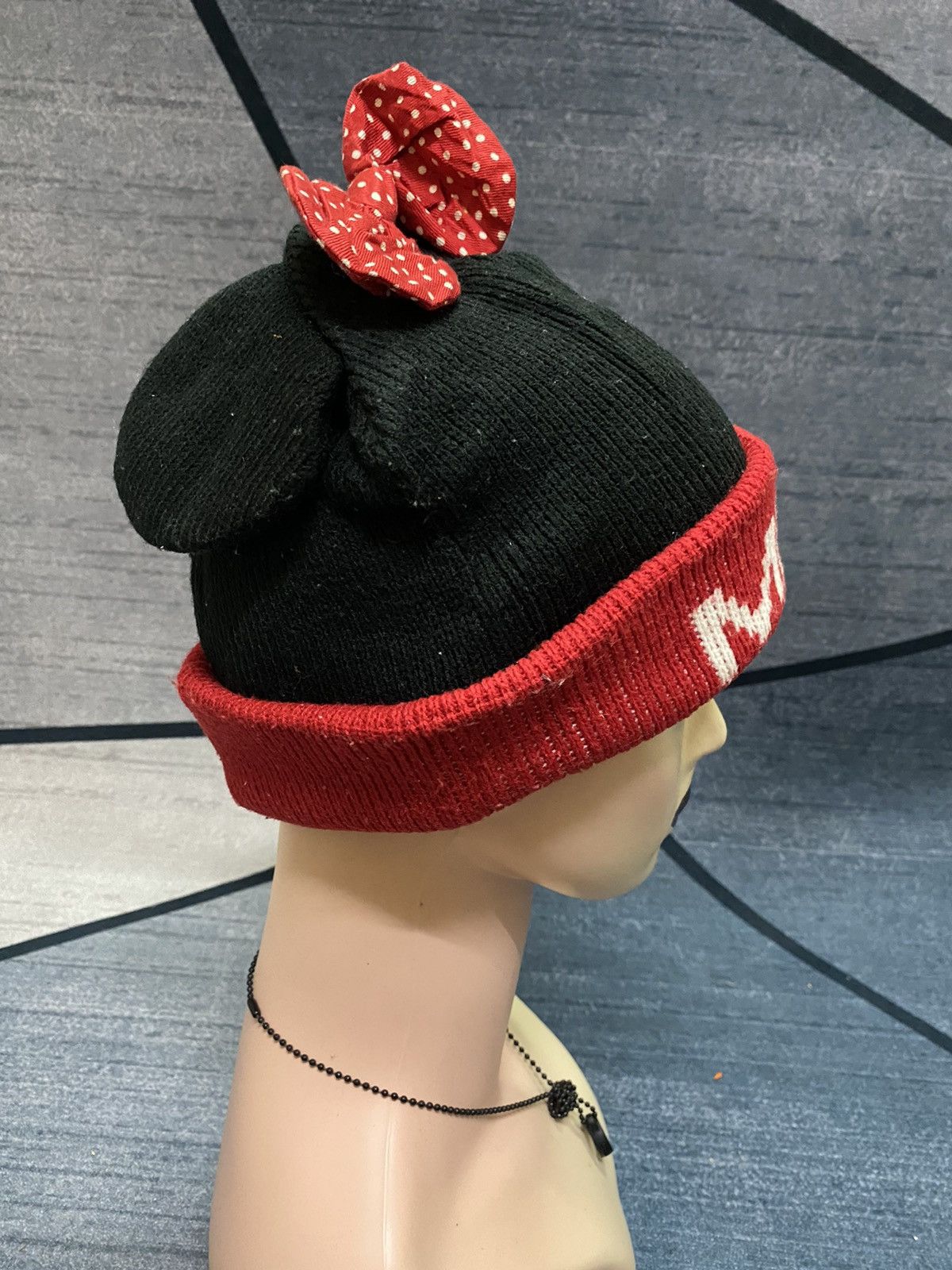 Disney Minnie Mouse Bunny Horn Beanie Hat Size ONE SIZE - 4 Thumbnail