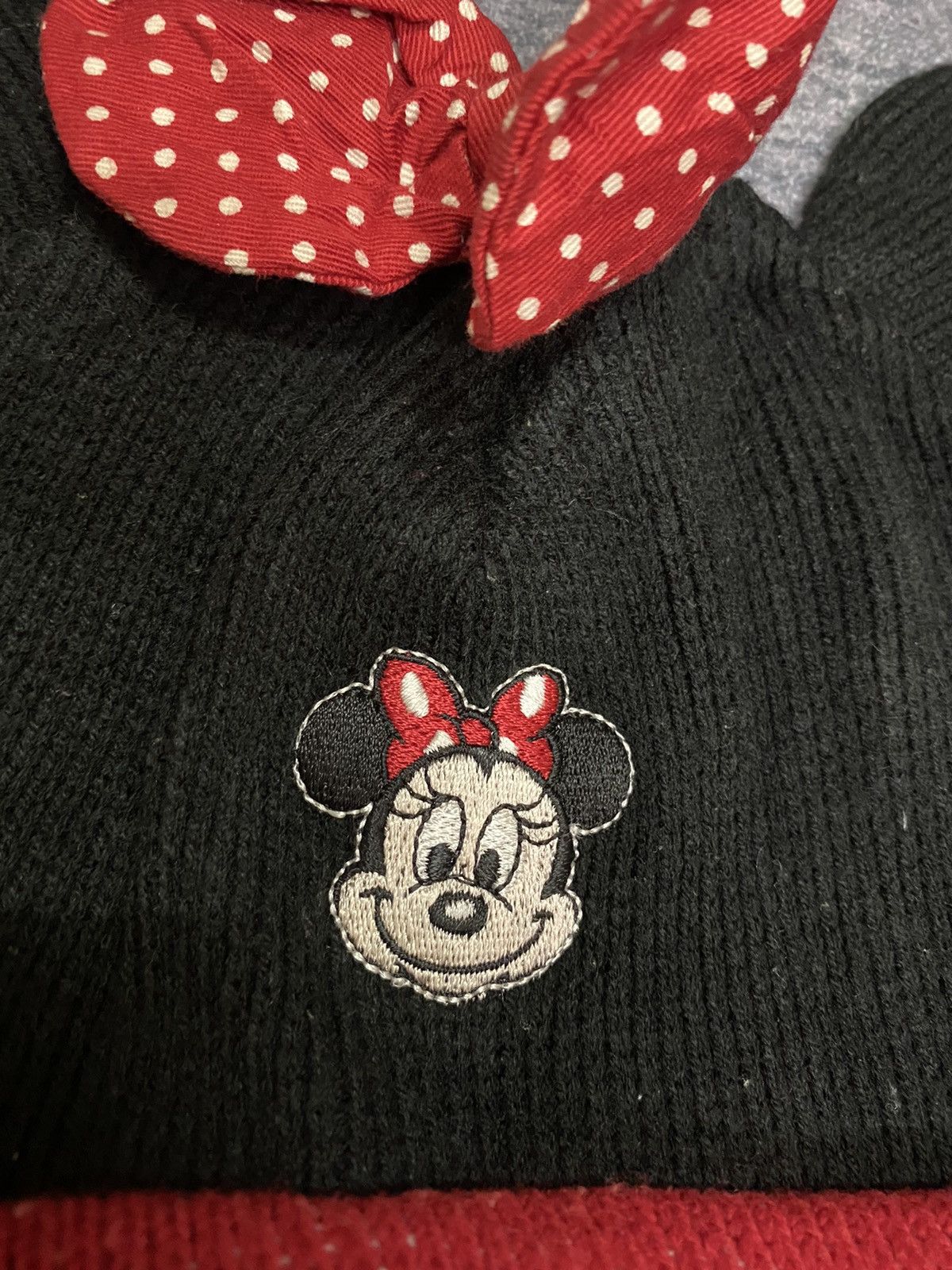 Disney Minnie Mouse Bunny Horn Beanie Hat Size ONE SIZE - 6 Thumbnail