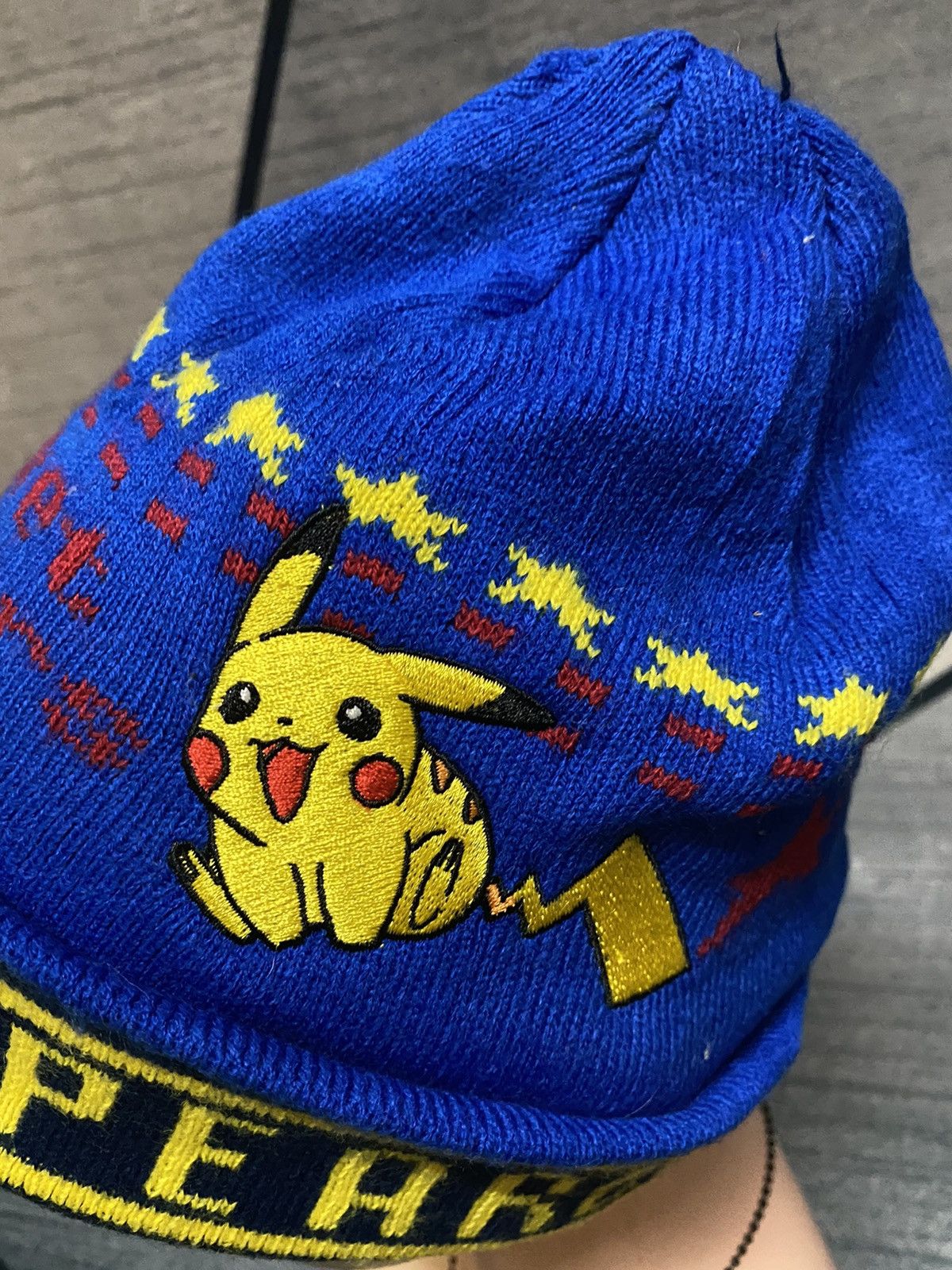 Nintendo × Pokemon Diamond & Pearl Pocket Monster Pokemon Pikachu Beanie Hat Size ONE SIZE - 5 Thumbnail