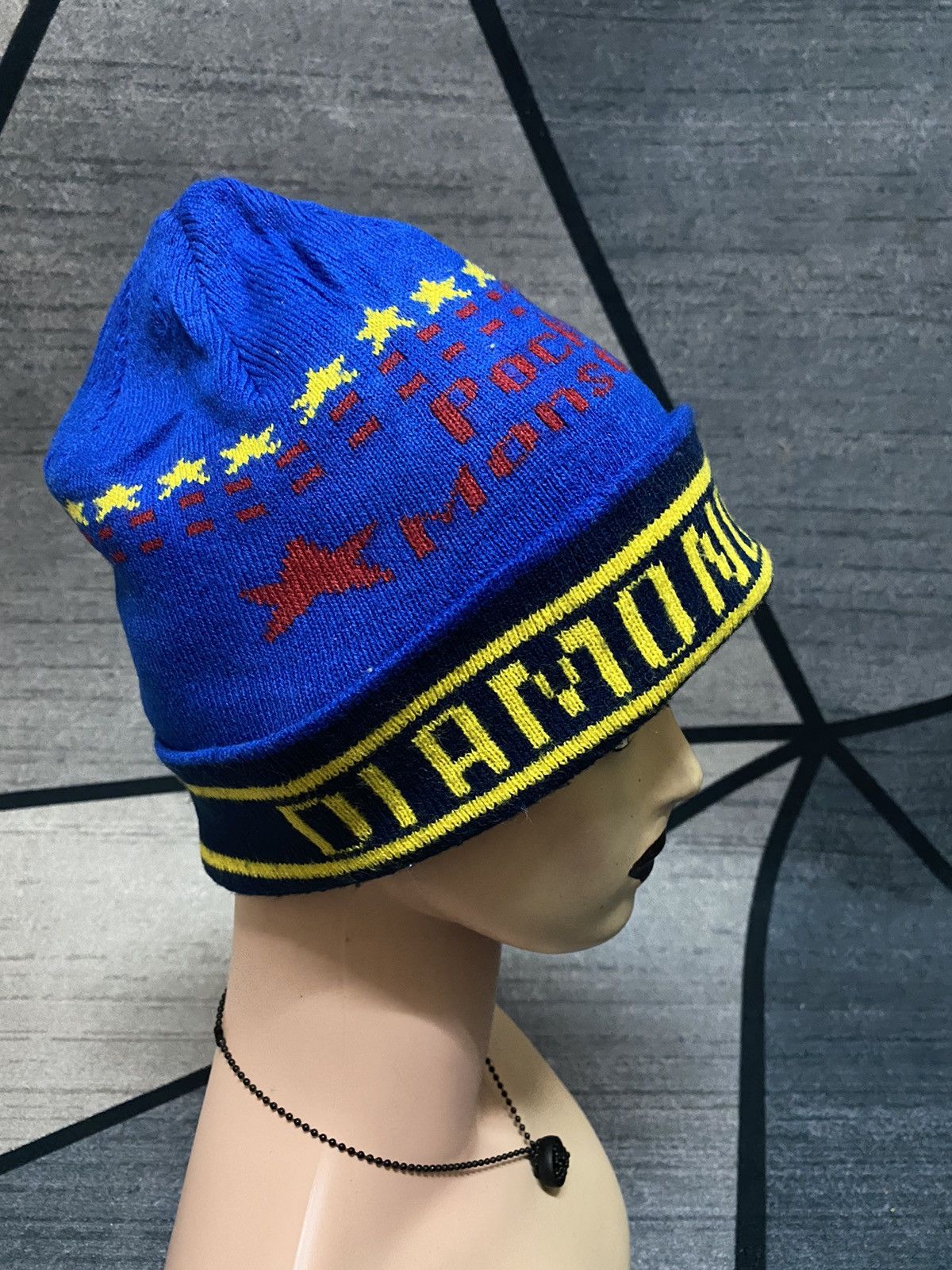 Nintendo × Pokemon Diamond & Pearl Pocket Monster Pokemon Pikachu Beanie Hat Size ONE SIZE - 3 Thumbnail