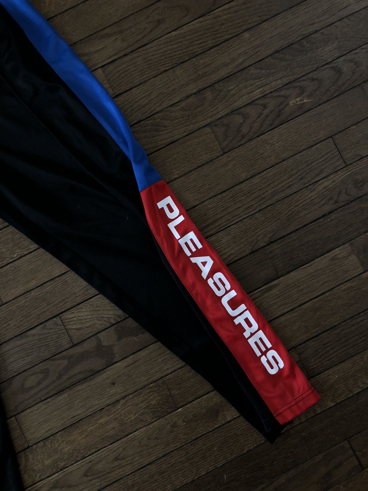 Pleasures Pleasures Logo Color Block Track Pants 🧊❄️🥣 Large Joggers Gun Size US 34 / EU 50 - 2 Thumbnail