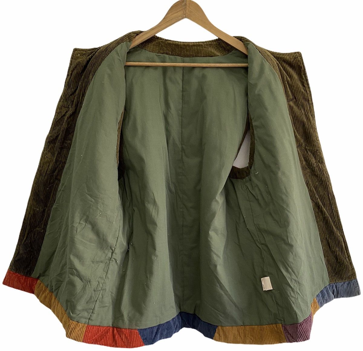 Japanese Brand RARE Kapital Style Patchwork Corduroy Multicolour Vests Size US M / EU 48-50 / 2 - 4 Thumbnail