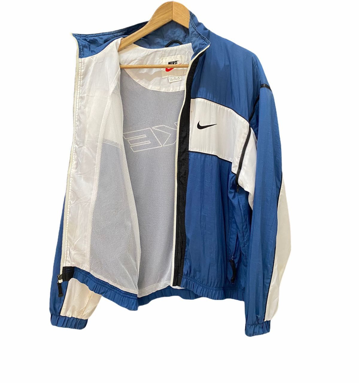 Nike RARE🔥NIKE Swoosh Big Logo Zipper Light Jacket Size US M / EU 48-50 / 2 - 6 Thumbnail