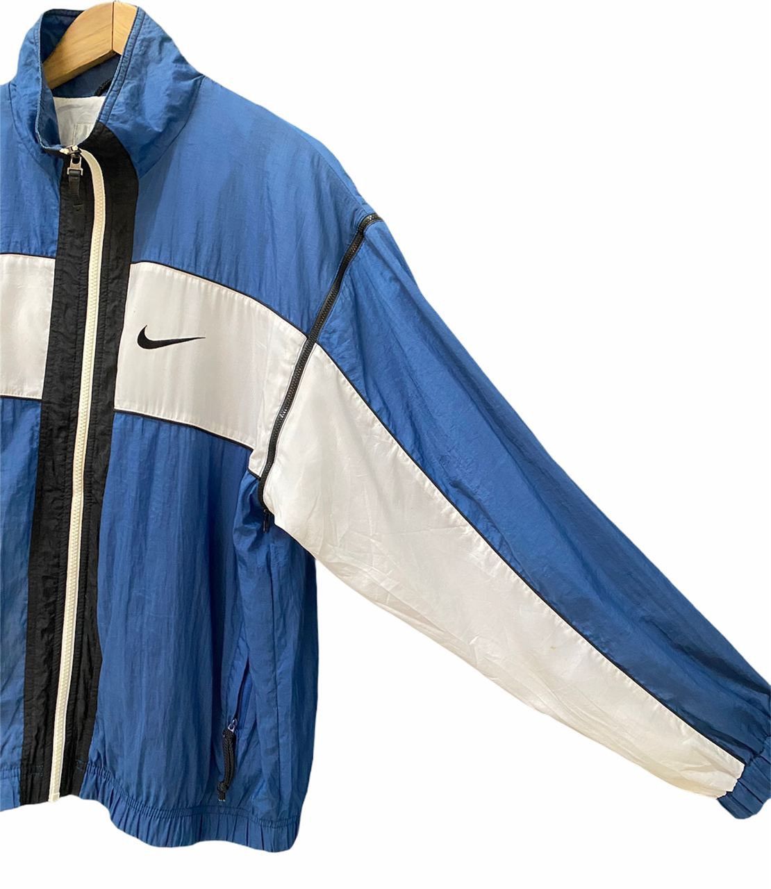 Nike RARE🔥NIKE Swoosh Big Logo Zipper Light Jacket Size US M / EU 48-50 / 2 - 4 Thumbnail