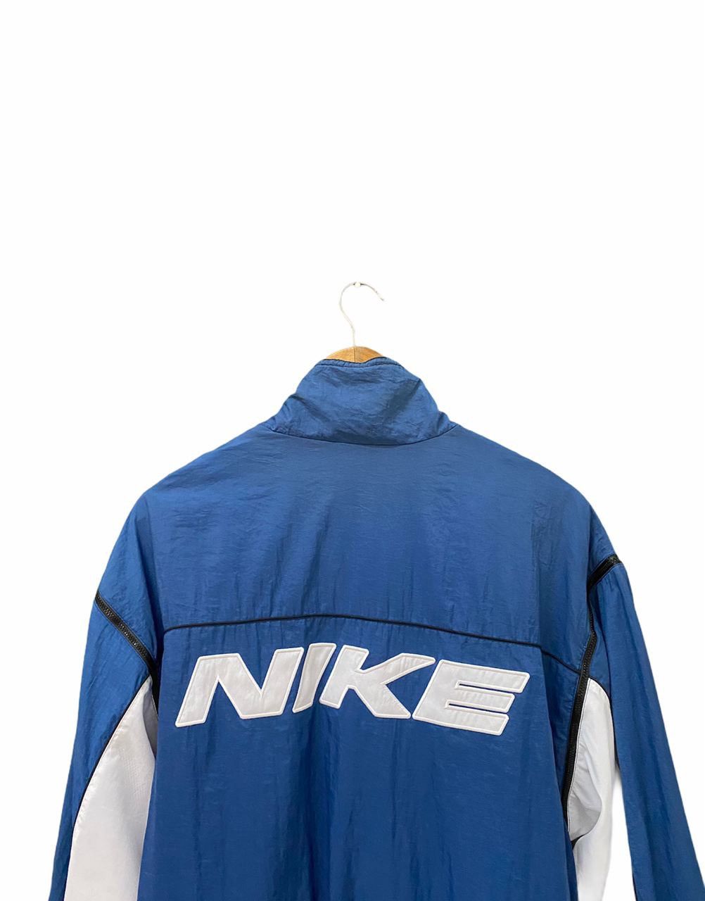 Nike RARE🔥NIKE Swoosh Big Logo Zipper Light Jacket Size US M / EU 48-50 / 2 - 5 Thumbnail