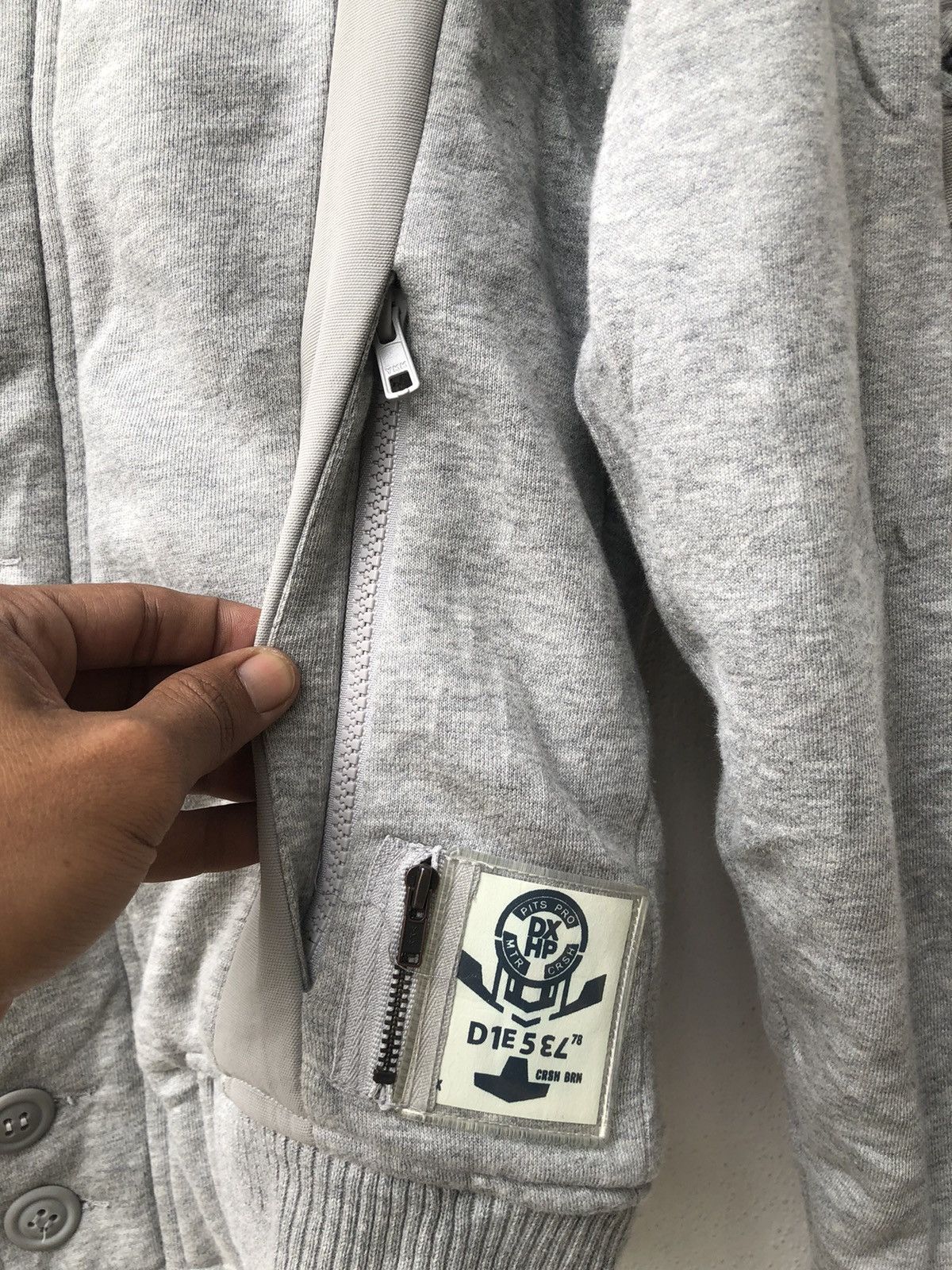Diesel Diesel Sweater Zipper Hoodie Inner Deep Pile Jacket Size US S / EU 44-46 / 1 - 5 Thumbnail