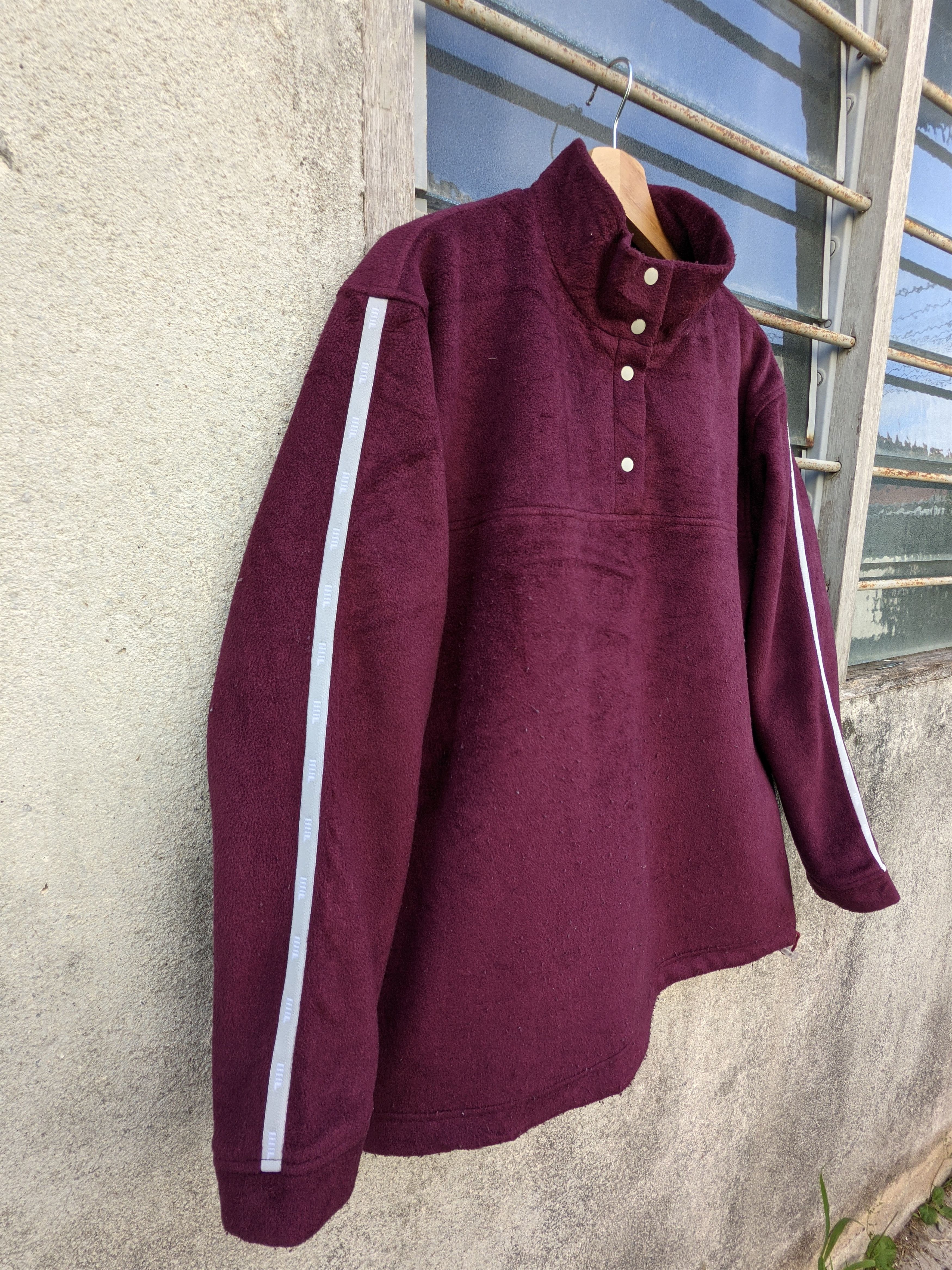 Fila ⚡️Steals⚡️ Fila Mock Neck Pullover Snap Button Fleece Size US L / EU 52-54 / 3 - 4 Thumbnail