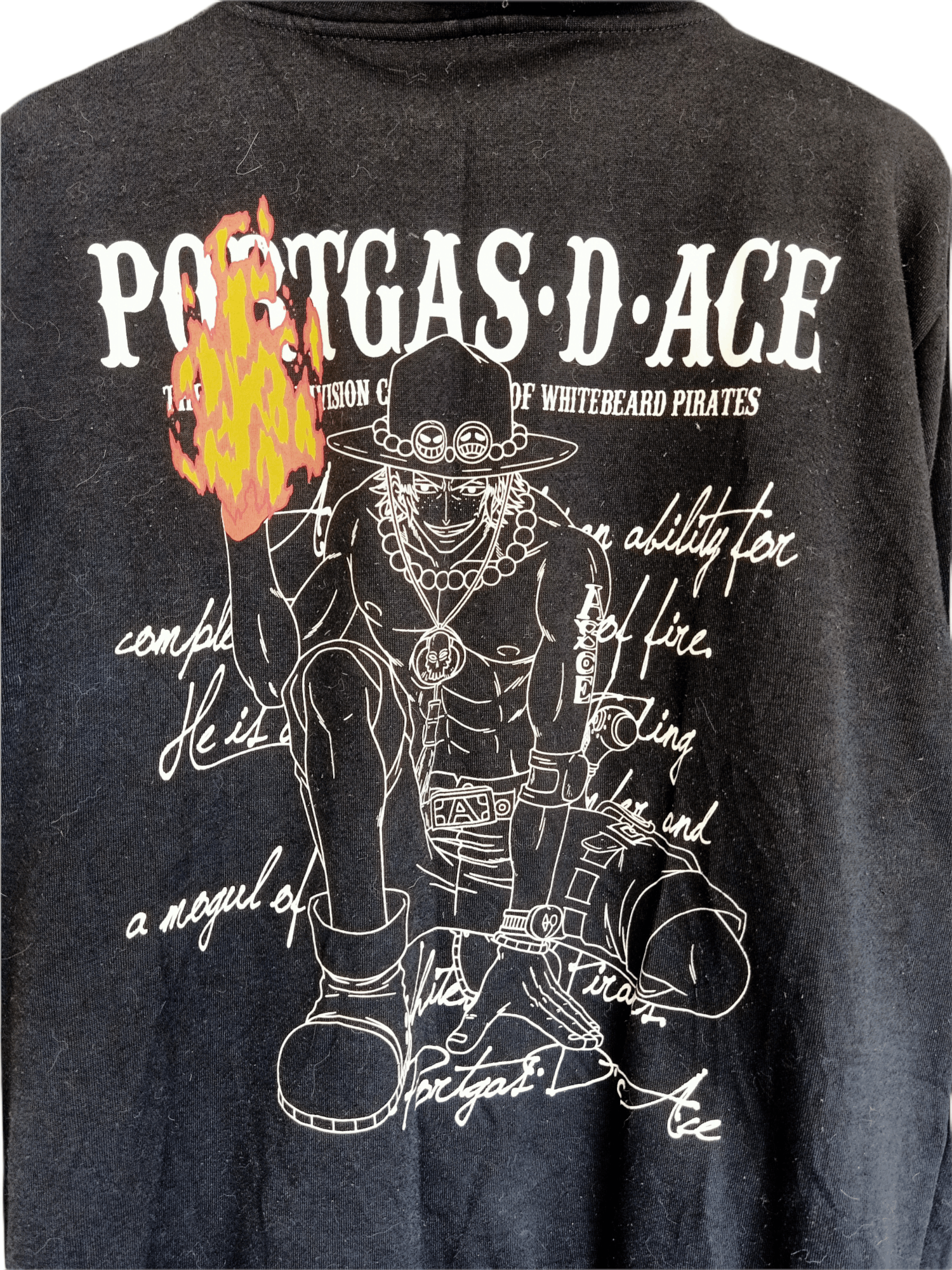 Cartoon Network × Japanese Brand × One Piece One Piece Portgas D Ace Graphics Hoodie Size US XL / EU 56 / 4 - 2 Thumbnail