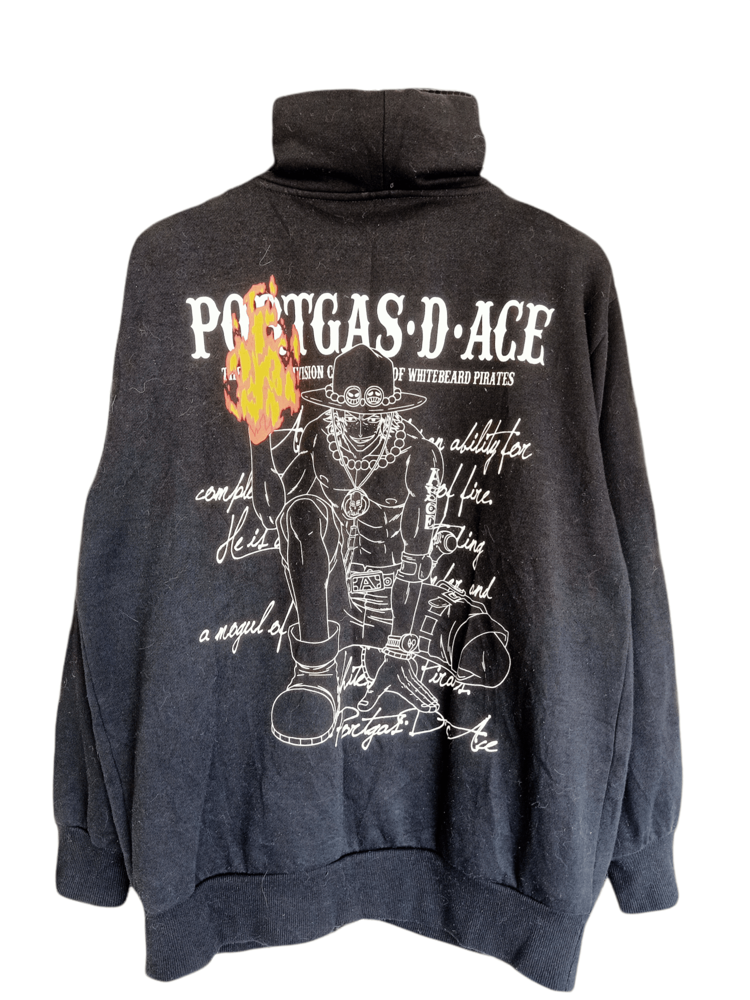 Cartoon Network × Japanese Brand × One Piece One Piece Portgas D Ace Graphics Hoodie Size US XL / EU 56 / 4 - 3 Thumbnail