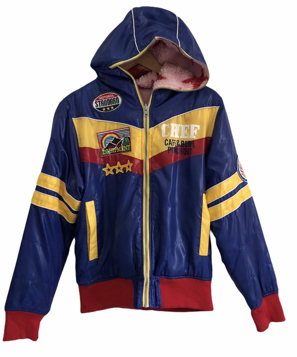 Vintage RARE🔥JAPANESE MULTICOLOUR REVERSIBLE SHERPA PUFFER JACKET Size US S / EU 44-46 / 1 - 9 Thumbnail