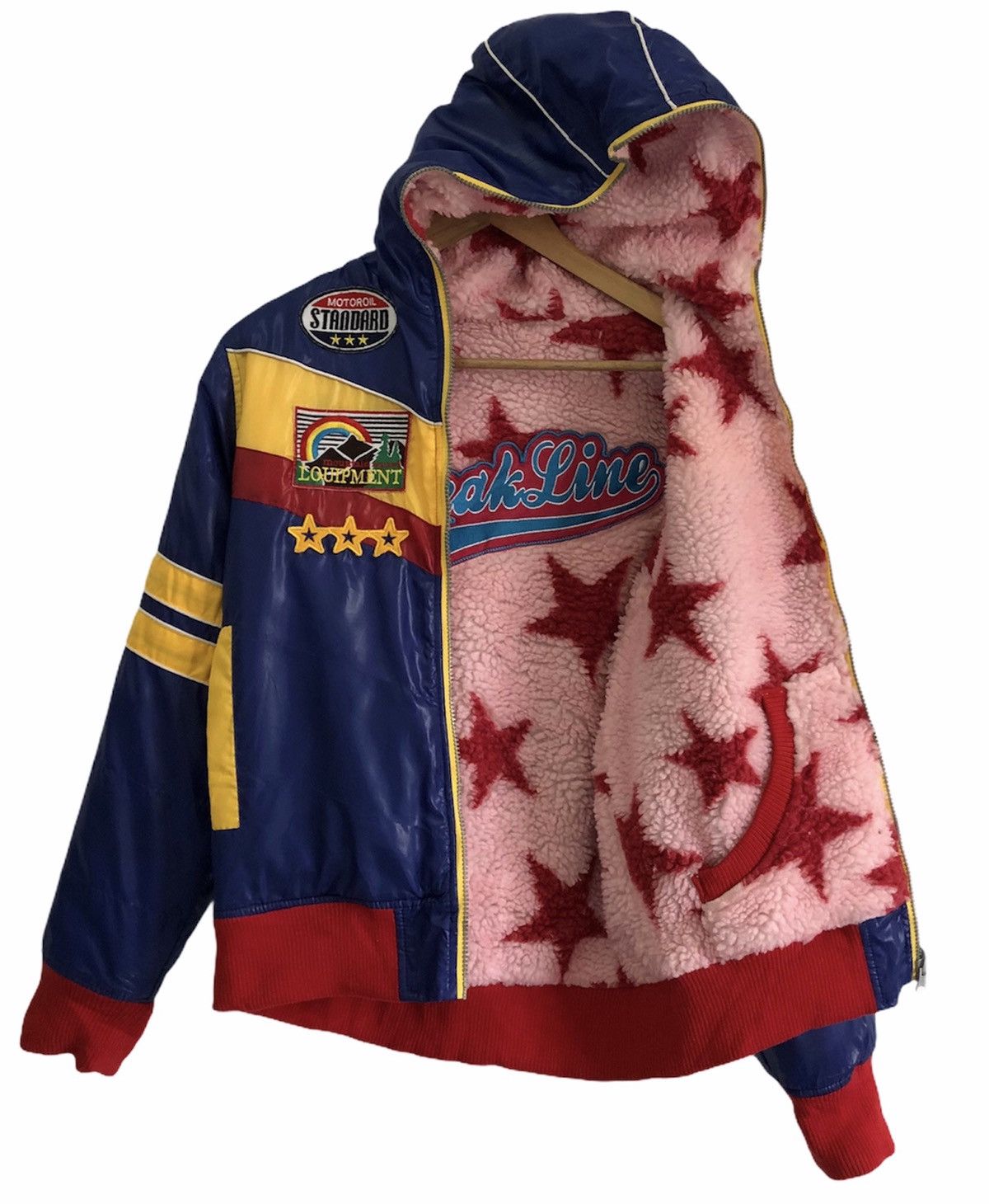 Vintage RARE🔥JAPANESE MULTICOLOUR REVERSIBLE SHERPA PUFFER JACKET Size US S / EU 44-46 / 1 - 6 Thumbnail