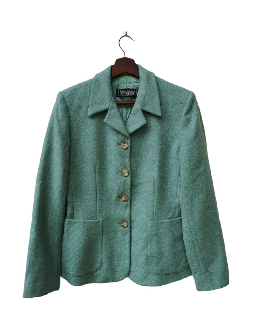 Other 🔥ITALIAN DESIGNER Max Mara Wool Blazer Jacket Size 36S - 1 Thumbnail