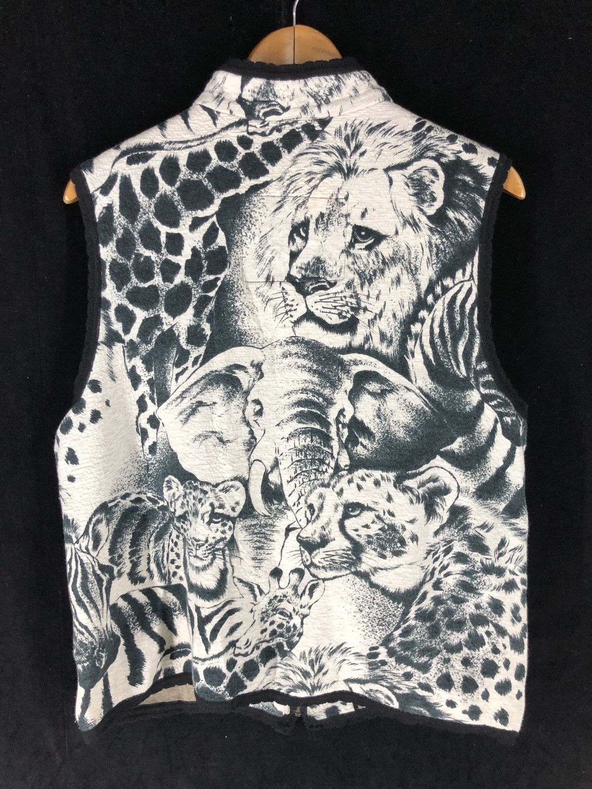 Designer LA MODA GOJI TIGERS MOTIFS VEST HACHIYAMACHO SHIBUYA ITALIY Size US L / EU 52-54 / 3 - 2 Thumbnail