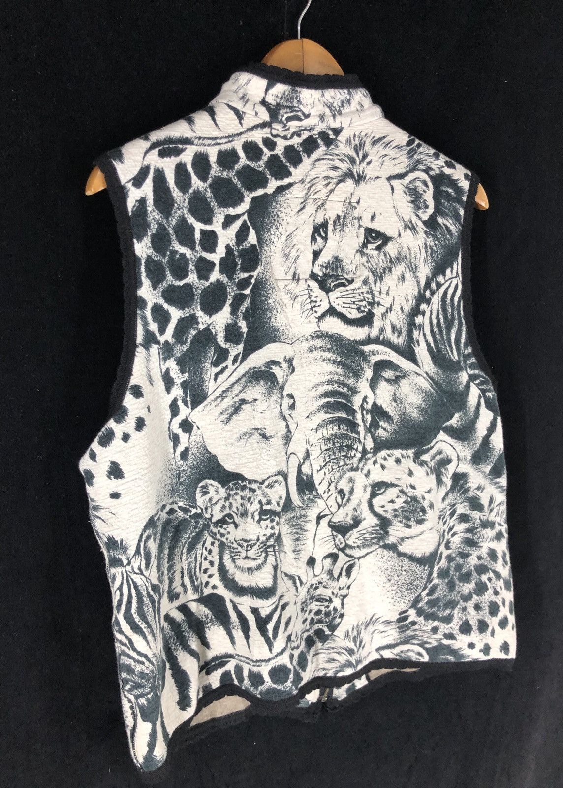 Designer LA MODA GOJI TIGERS MOTIFS VEST HACHIYAMACHO SHIBUYA ITALIY Size US L / EU 52-54 / 3 - 3 Thumbnail