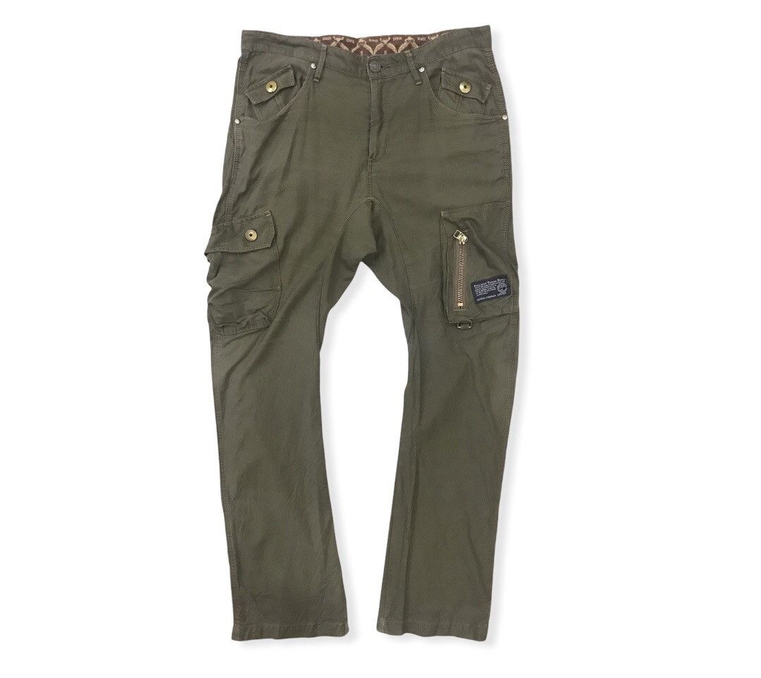 Edwin Japanese Brand Edwin Twisted Leg Trousers Cargo Pants Size US 35 - 1 Thumbnail