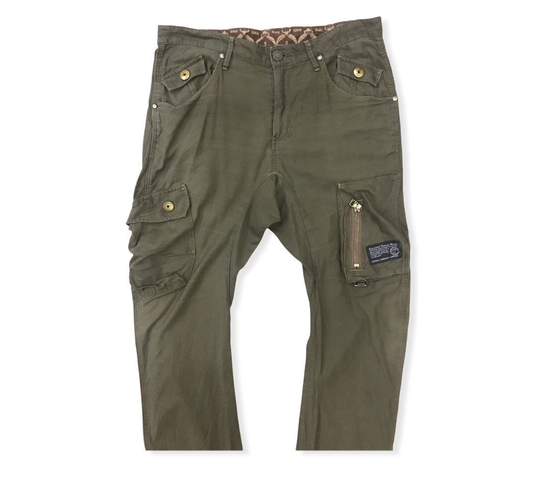 Edwin Japanese Brand Edwin Twisted Leg Trousers Cargo Pants Size US 35 - 2 Thumbnail