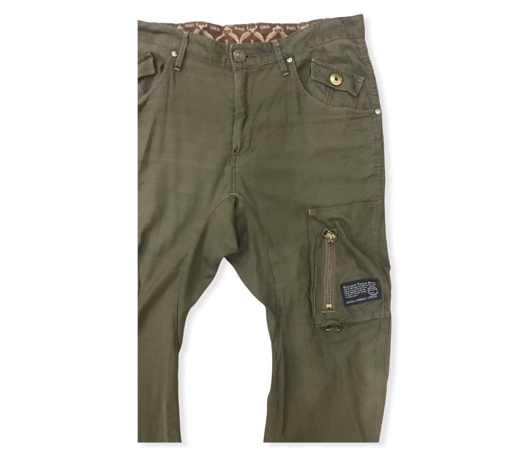 Edwin Japanese Brand Edwin Twisted Leg Trousers Cargo Pants Size US 35 - 5 Thumbnail