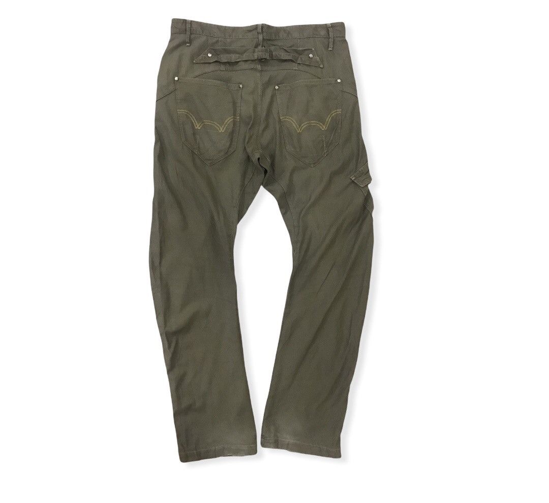 Edwin Japanese Brand Edwin Twisted Leg Trousers Cargo Pants Size US 35 - 10 Thumbnail