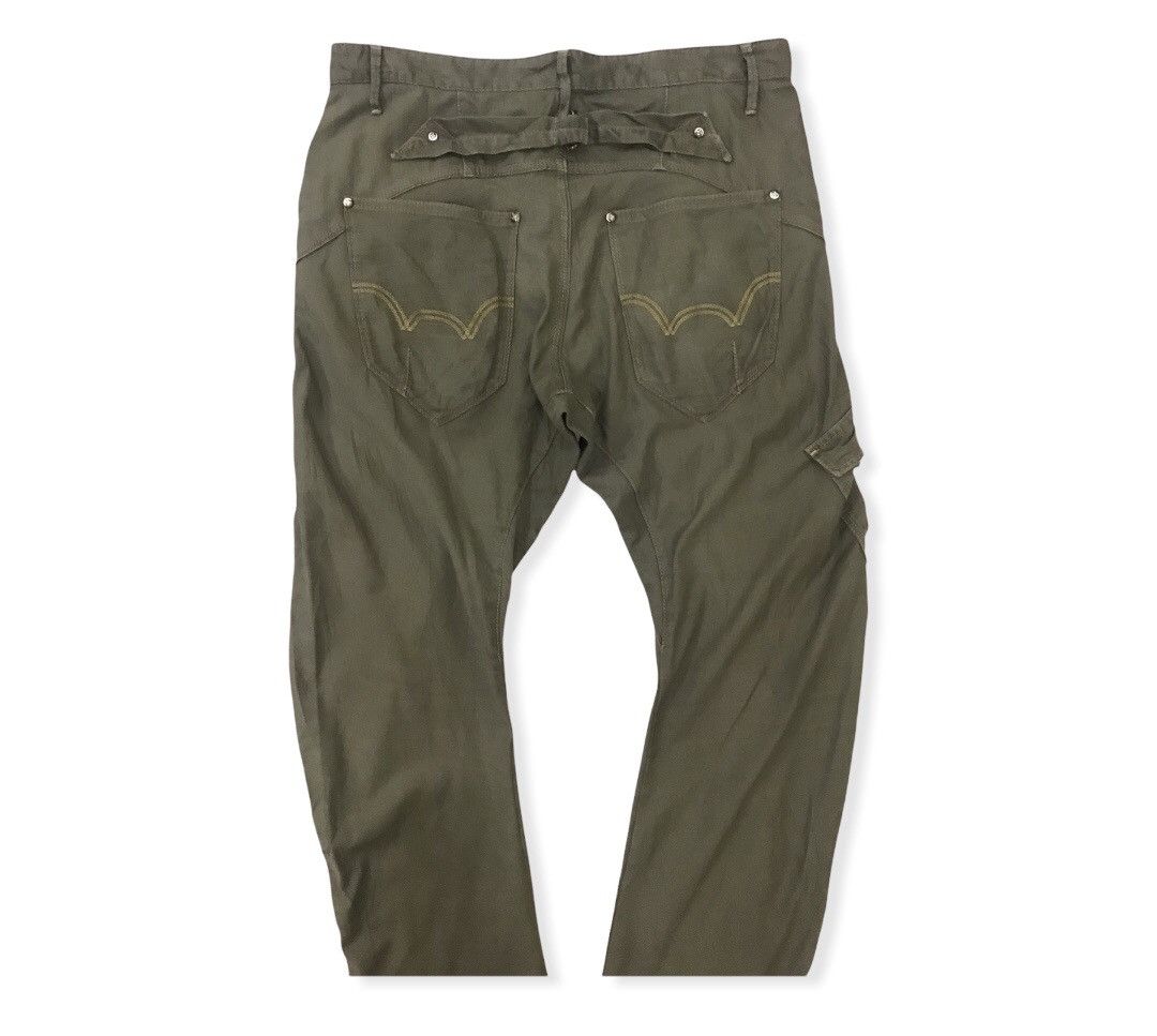 Edwin Japanese Brand Edwin Twisted Leg Trousers Cargo Pants Size US 35 - 11 Thumbnail