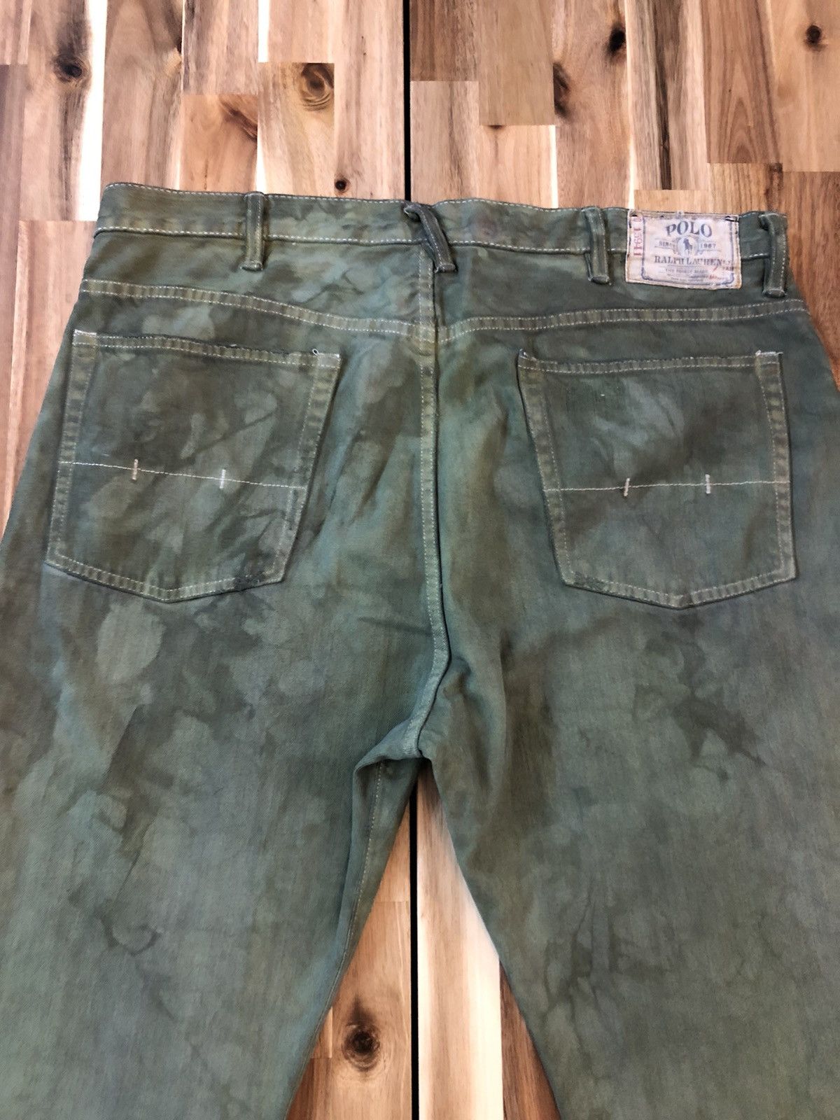 Polo Ralph Lauren Polo Ralph Lauren Tie Dye Bleach Jeans Denim Size US 40 / EU 56 - 11 Thumbnail