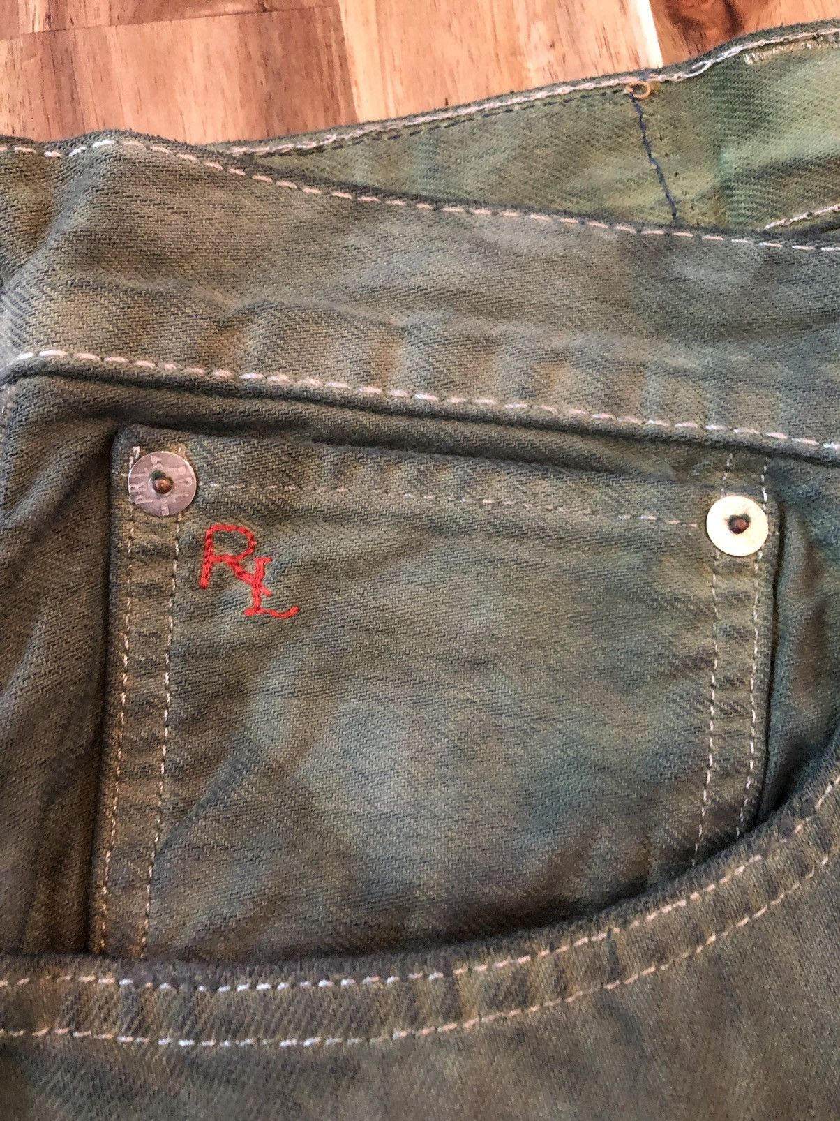 Polo Ralph Lauren Polo Ralph Lauren Tie Dye Bleach Jeans Denim Size US 40 / EU 56 - 6 Thumbnail