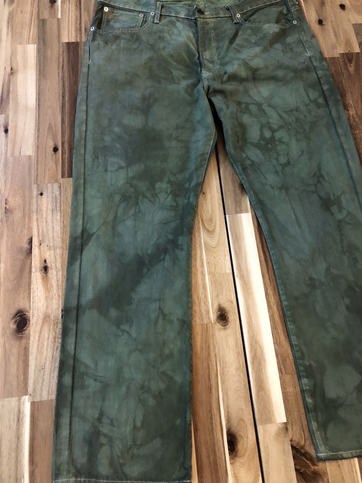 Polo Ralph Lauren Polo Ralph Lauren Tie Dye Bleach Jeans Denim Size US 40 / EU 56 - 4 Thumbnail