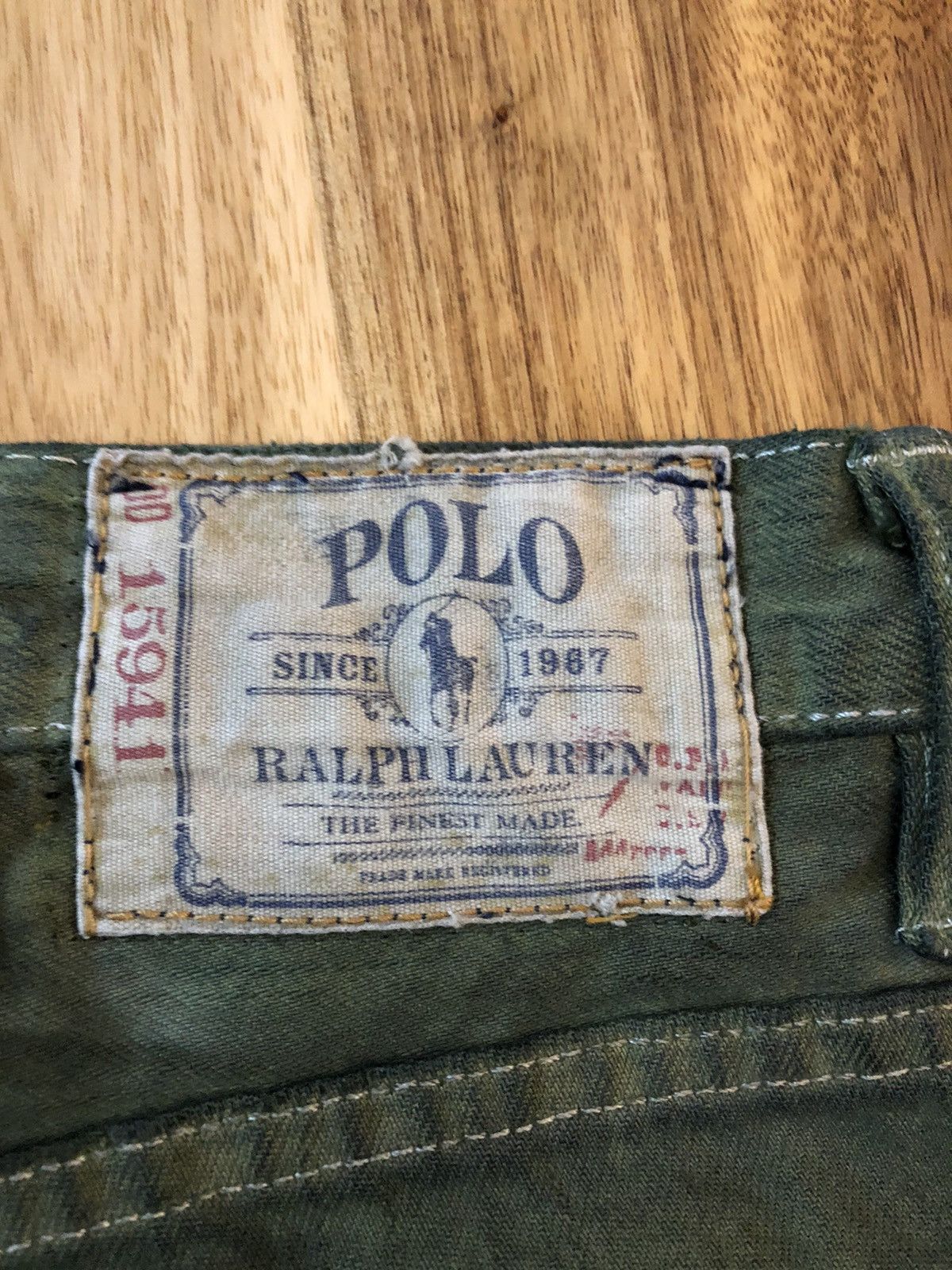 Polo Ralph Lauren Polo Ralph Lauren Tie Dye Bleach Jeans Denim Size US 40 / EU 56 - 12 Thumbnail