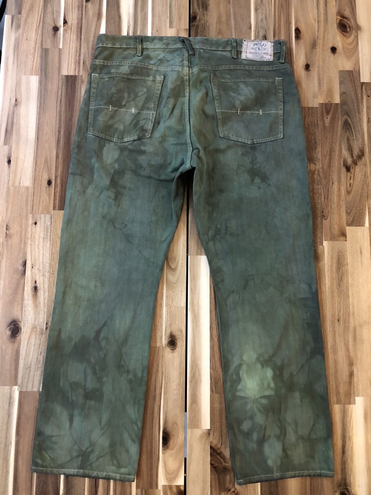 Polo Ralph Lauren Polo Ralph Lauren Tie Dye Bleach Jeans Denim Size US 40 / EU 56 - 2 Thumbnail