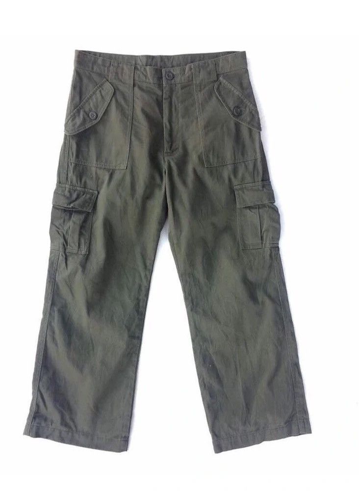 Japanese Brand × Uniqlo Japanese Brand Uniqlo Military Trousers Cargo Pants Size US 31 - 1 Thumbnail