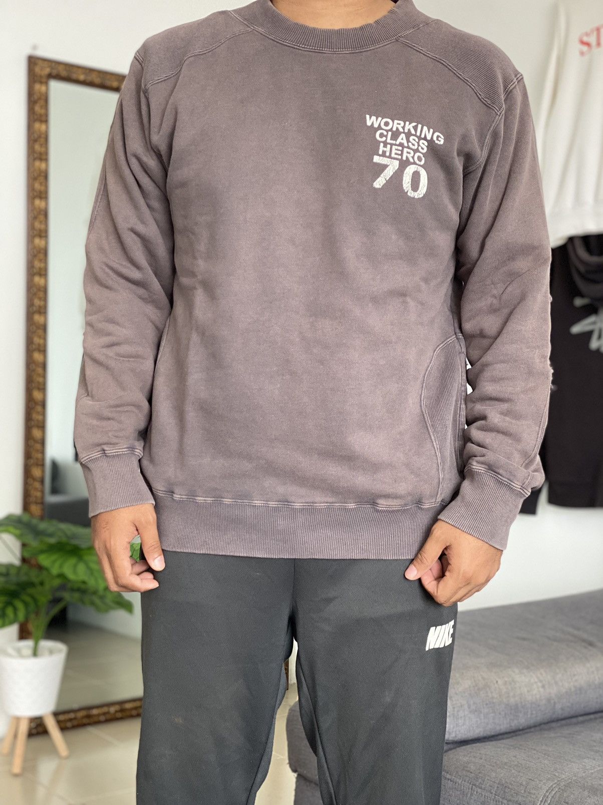 Japanese Brand × PPFM × Vintage XX PPFM Working Class Hero Crewneck/Travis Flacko Scott Size US L / EU 52-54 / 3 - 8 Thumbnail