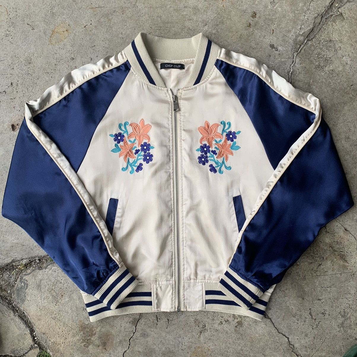 Japanese Brand Sukajan jacket embroidery flower style for cuteness Size M / US 6-8 / IT 42-44 - 11 Thumbnail