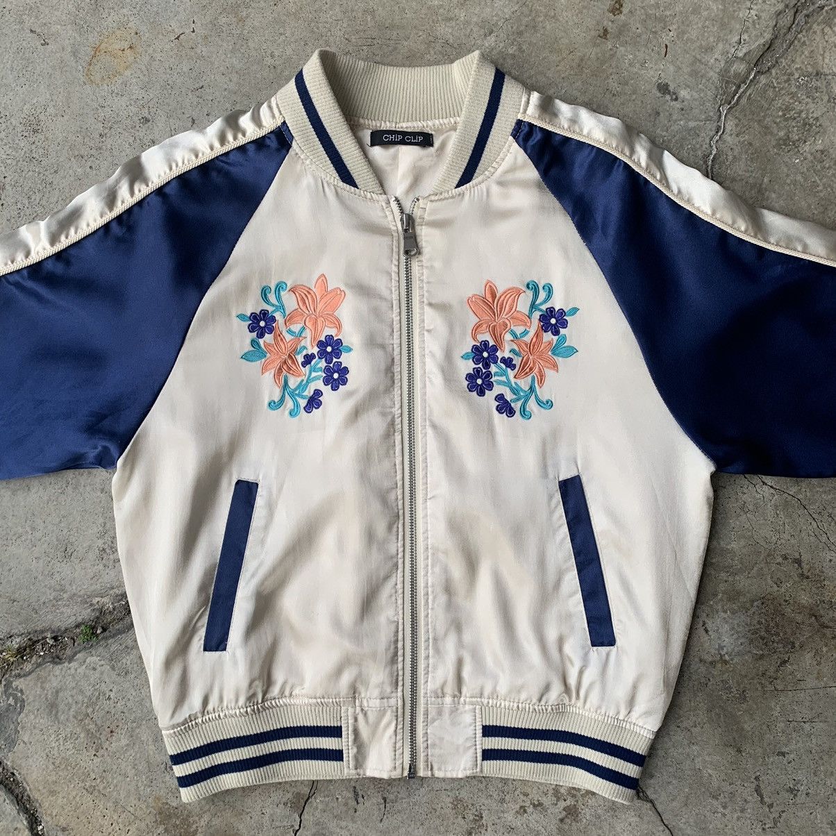 Japanese Brand Sukajan jacket embroidery flower style for cuteness Size M / US 6-8 / IT 42-44 - 9 Thumbnail