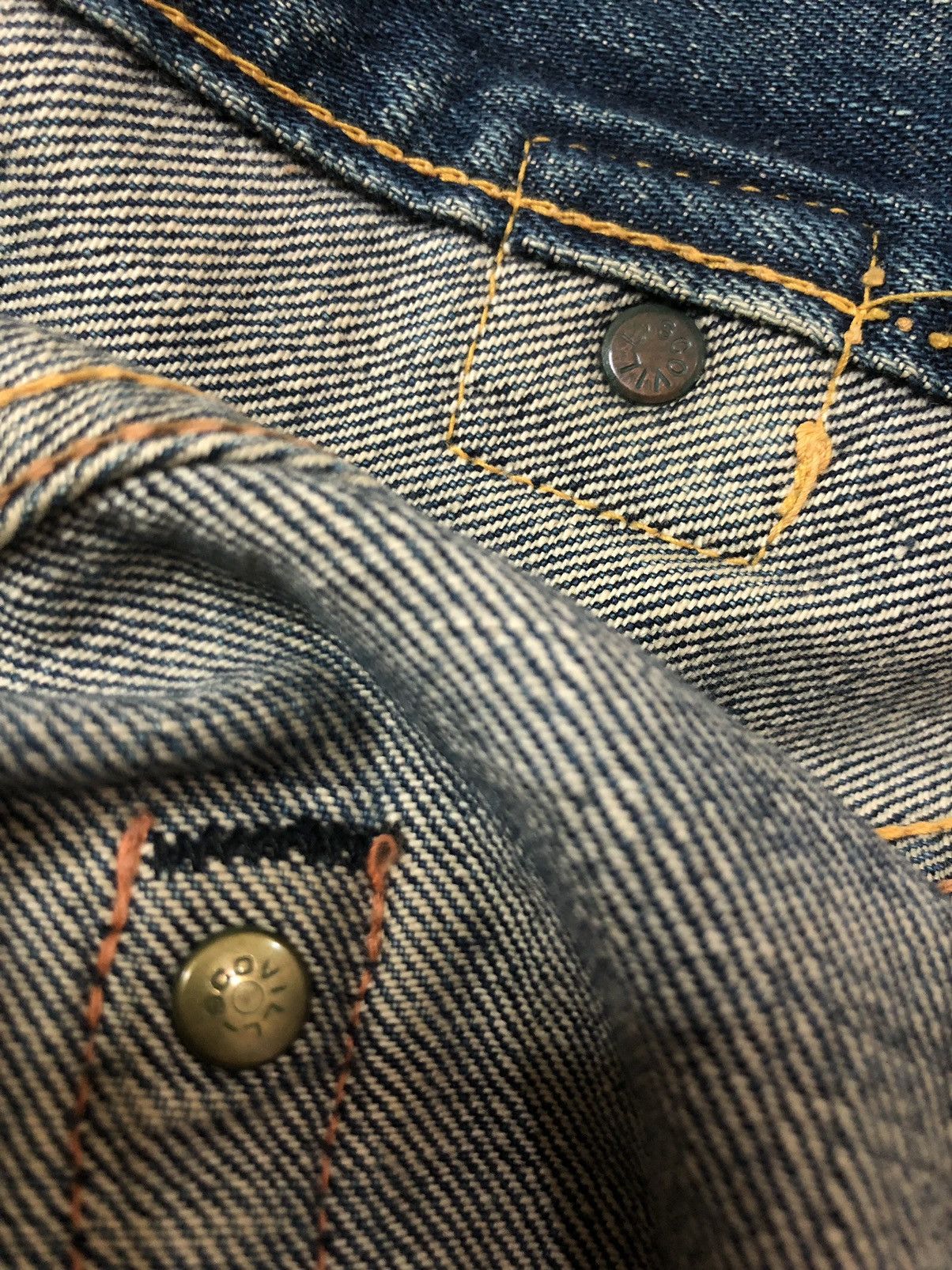 Evisu × Vintage VINTAGE EVIS/EVISU BUCKLE BACK SELVEDGE DISTRESED DENIM JEAN Size US 30 / EU 46 - 15 Thumbnail