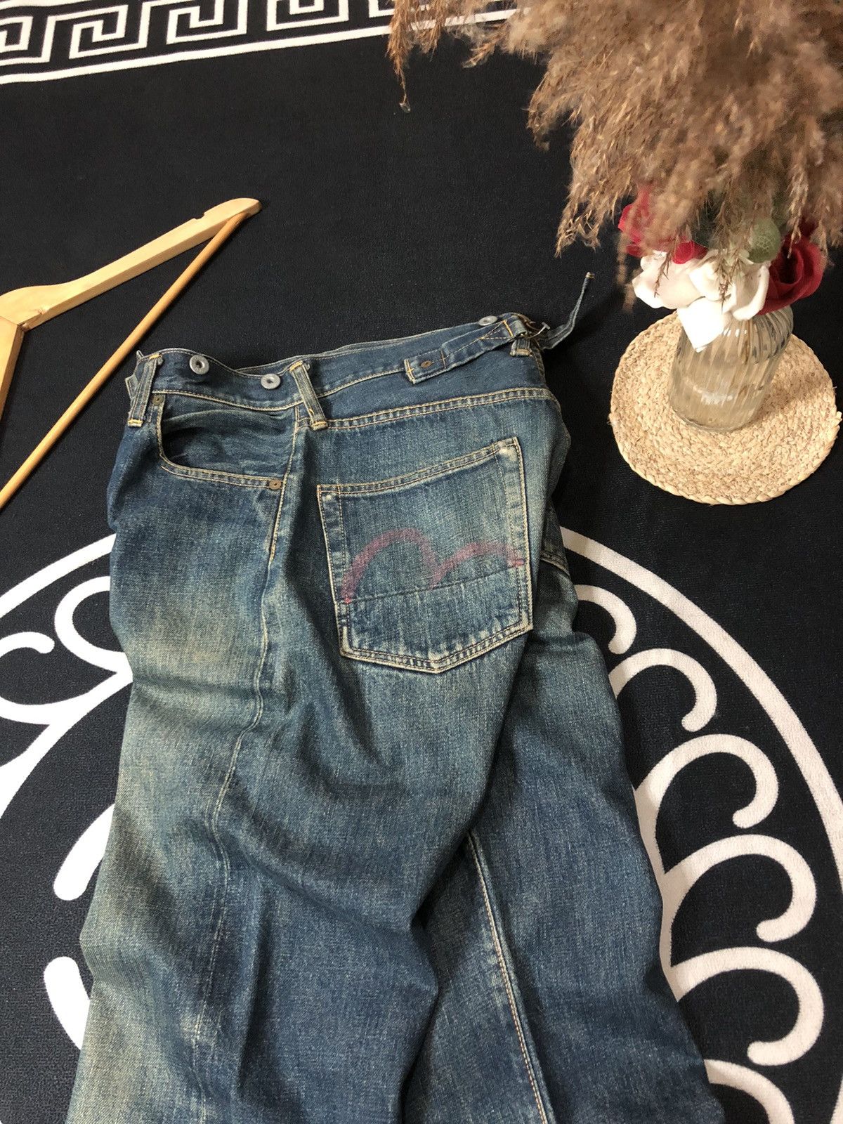 Evisu × Vintage VINTAGE EVIS/EVISU BUCKLE BACK SELVEDGE DISTRESED DENIM JEAN Size US 30 / EU 46 - 8 Thumbnail