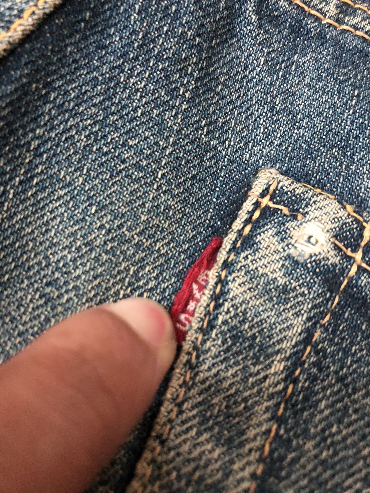 Evisu × Vintage VINTAGE EVIS/EVISU BUCKLE BACK SELVEDGE DISTRESED DENIM JEAN Size US 30 / EU 46 - 3 Thumbnail