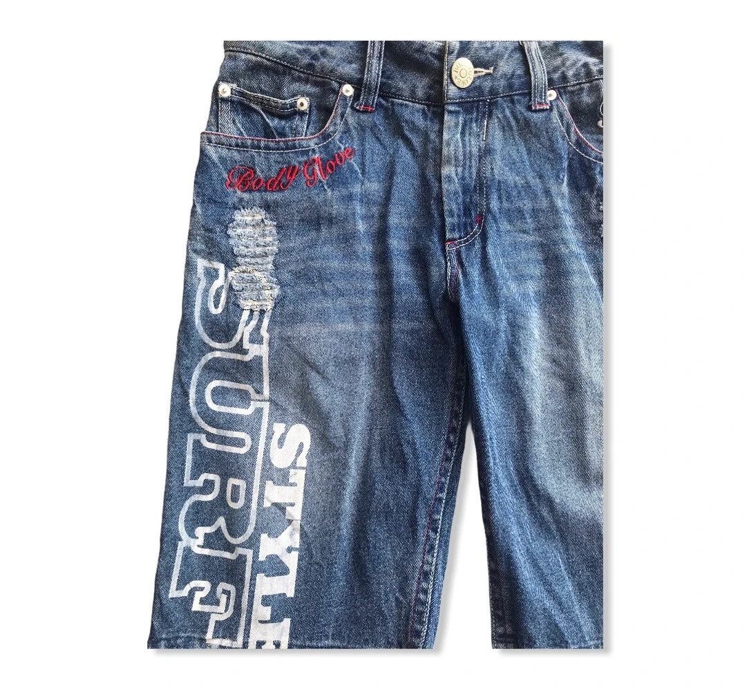 Body Glove Japanese Brand Body Glove Blue Denim Surf Style Short Pant Size US 32 / EU 48 - 7 Thumbnail