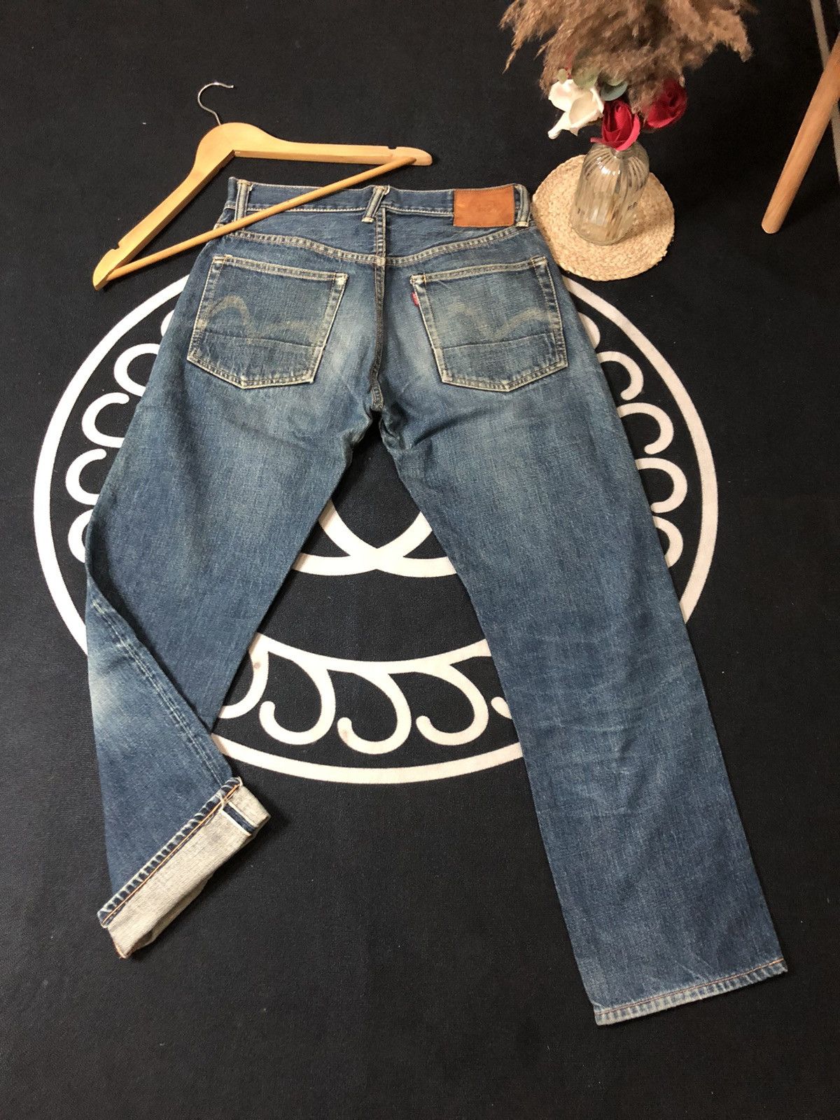 Evisu VINTAGE EVISU SELVEDGE DISTRESSED DENIM JEANS Size US 29 - 1 Thumbnail