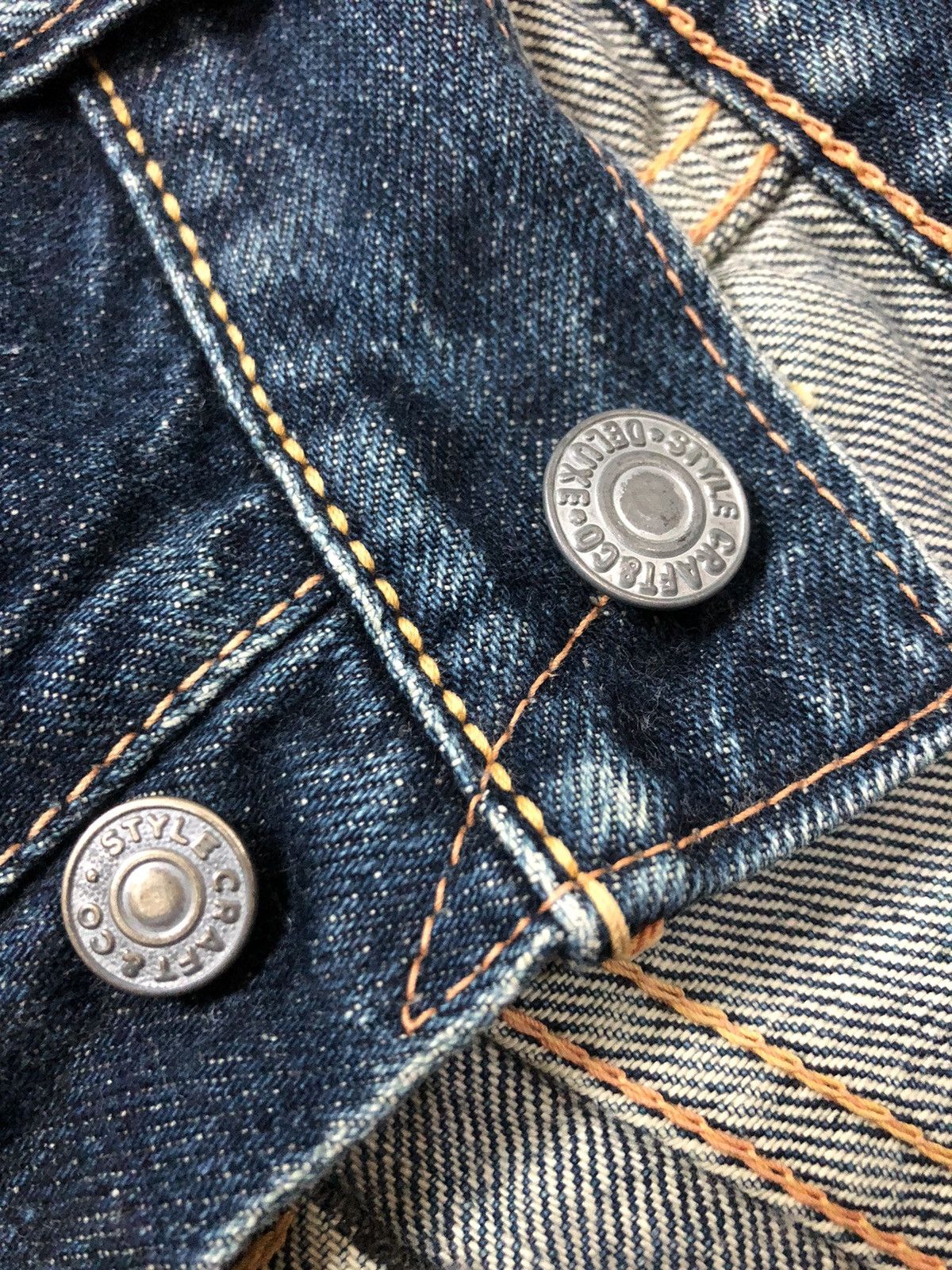Evisu VINTAGE EVISU SELVEDGE DISTRESSED DENIM JEANS Size US 29 - 13 Thumbnail