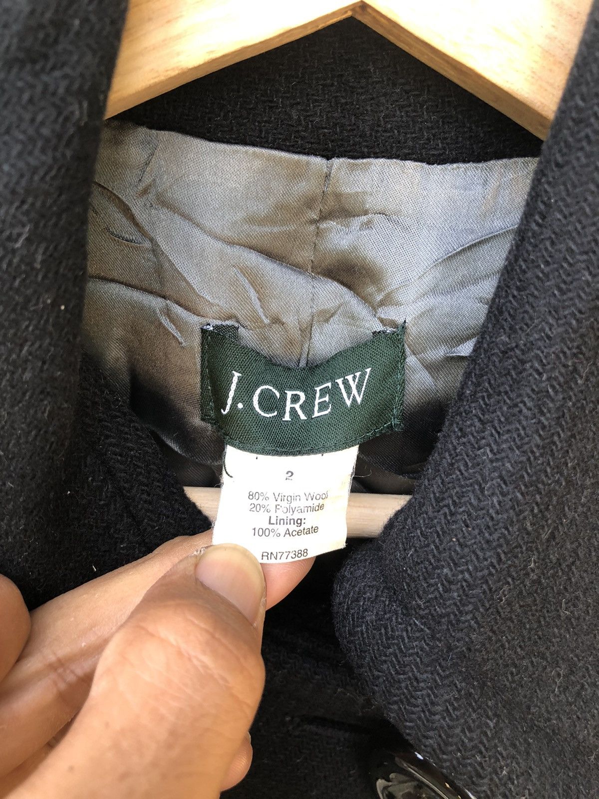J.Crew J Crew Heavy Coat Jacket Size M / US 6-8 / IT 42-44 - 3 Thumbnail