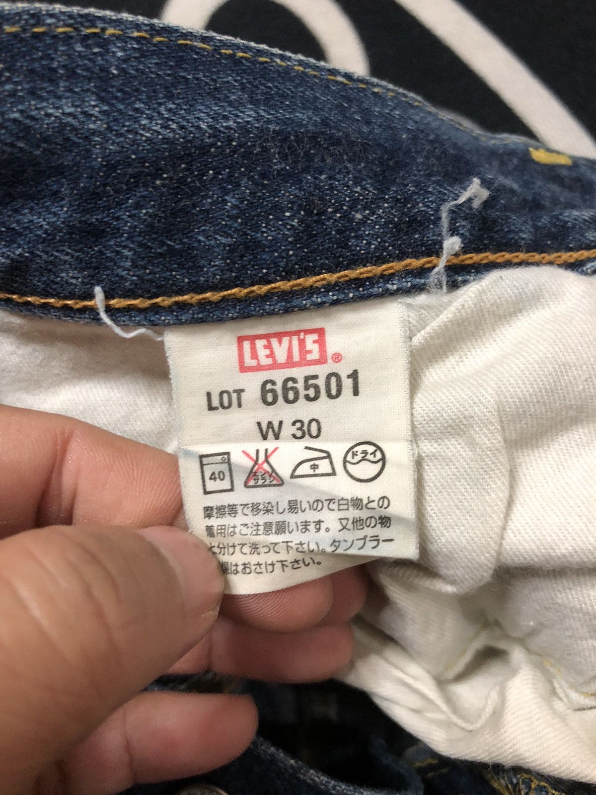 Levi's VINTAGE LEVIS 501 BIG E REPRO 1966 MODEL SELVEDGE DENIM Size US 29 - 7 Thumbnail