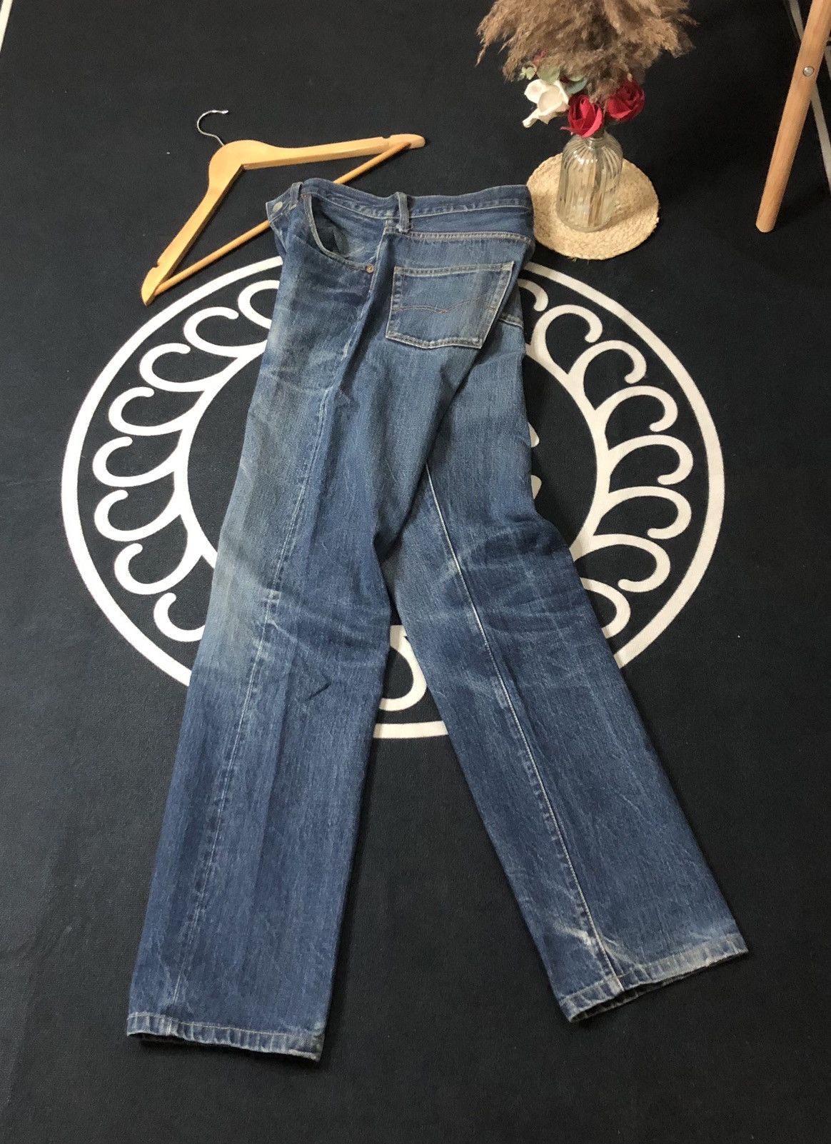 Levi's VINTAGE LEVIS 501 BIG E REPRO 1966 MODEL SELVEDGE DENIM Size US 29 - 13 Thumbnail