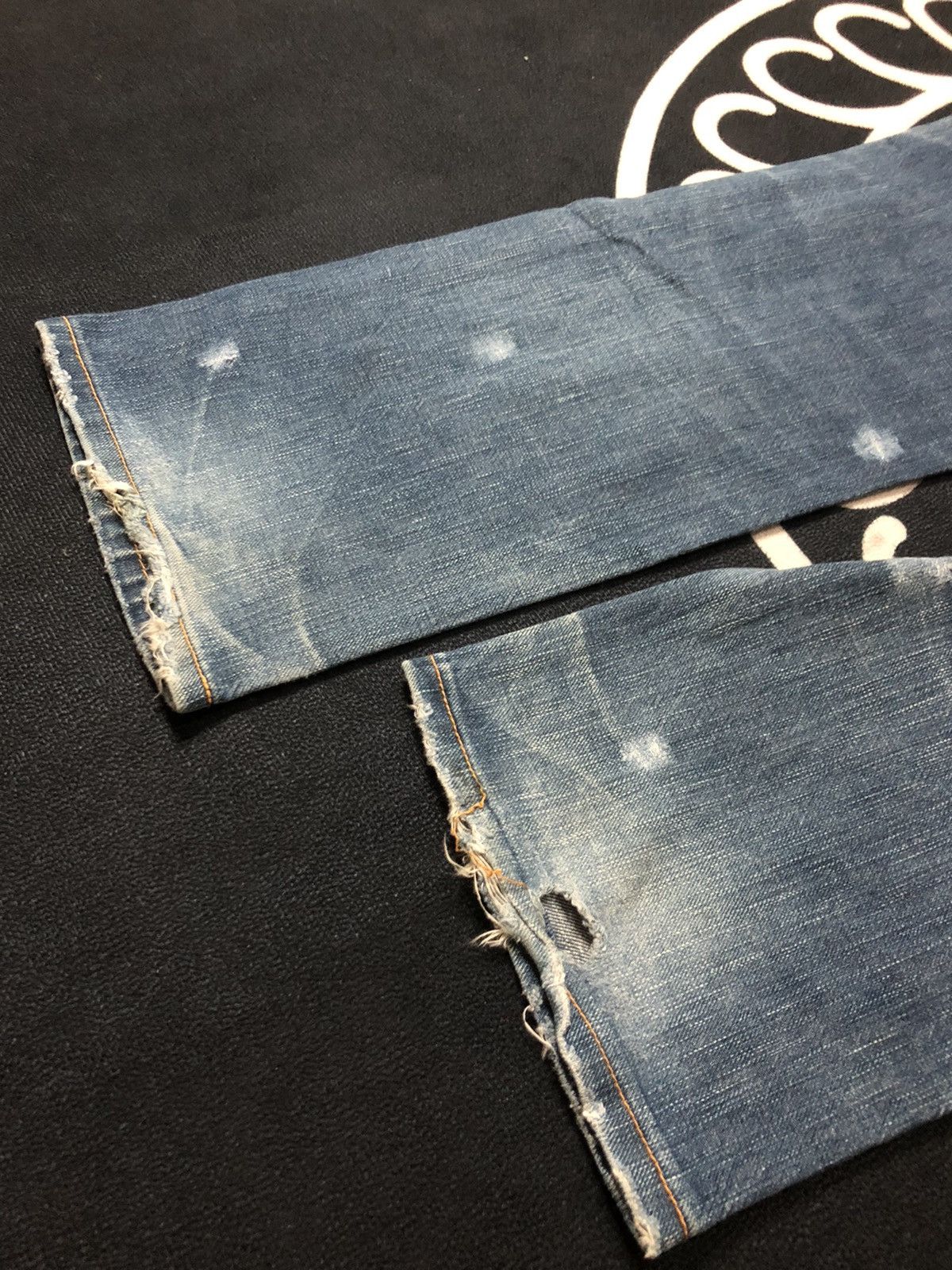 Designer × Issey Miyake × Japanese Brand VINTAGE SUNAOKUWAHARA I.S ISSEY MIYAKE DISTRESED DENIM JEANS Size US 30 / EU 46 - 11 Thumbnail