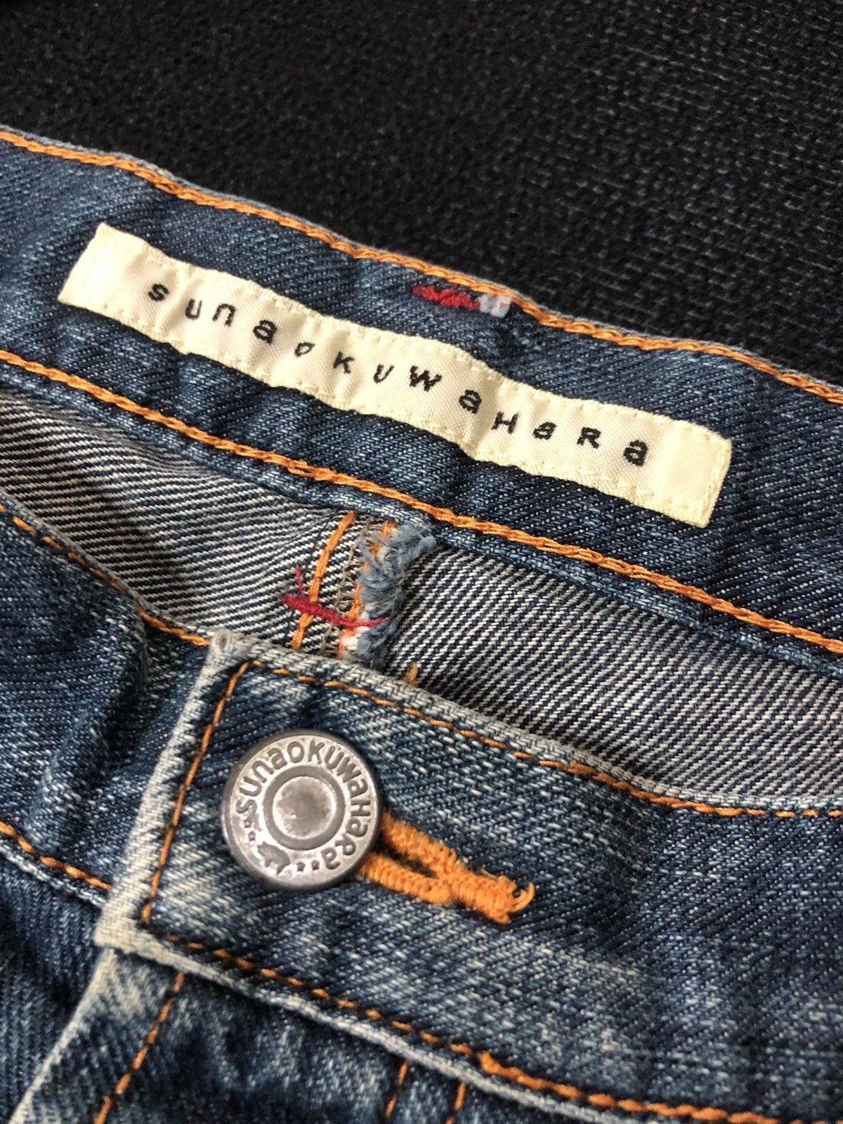 Designer × Issey Miyake × Japanese Brand VINTAGE SUNAOKUWAHARA I.S ISSEY MIYAKE DISTRESED DENIM JEANS Size US 30 / EU 46 - 5 Thumbnail