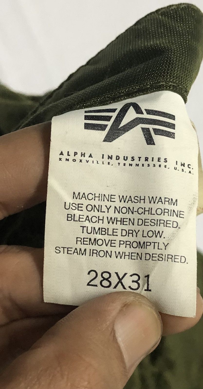 Alpha Industries Vintage Alpha industries heli crew military pants Size US 30 / EU 46 - 11 Thumbnail