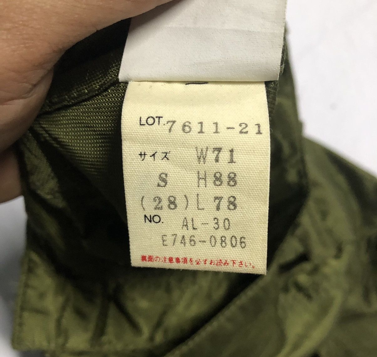 Alpha Industries Vintage Alpha industries heli crew military pants Size US 30 / EU 46 - 14 Thumbnail