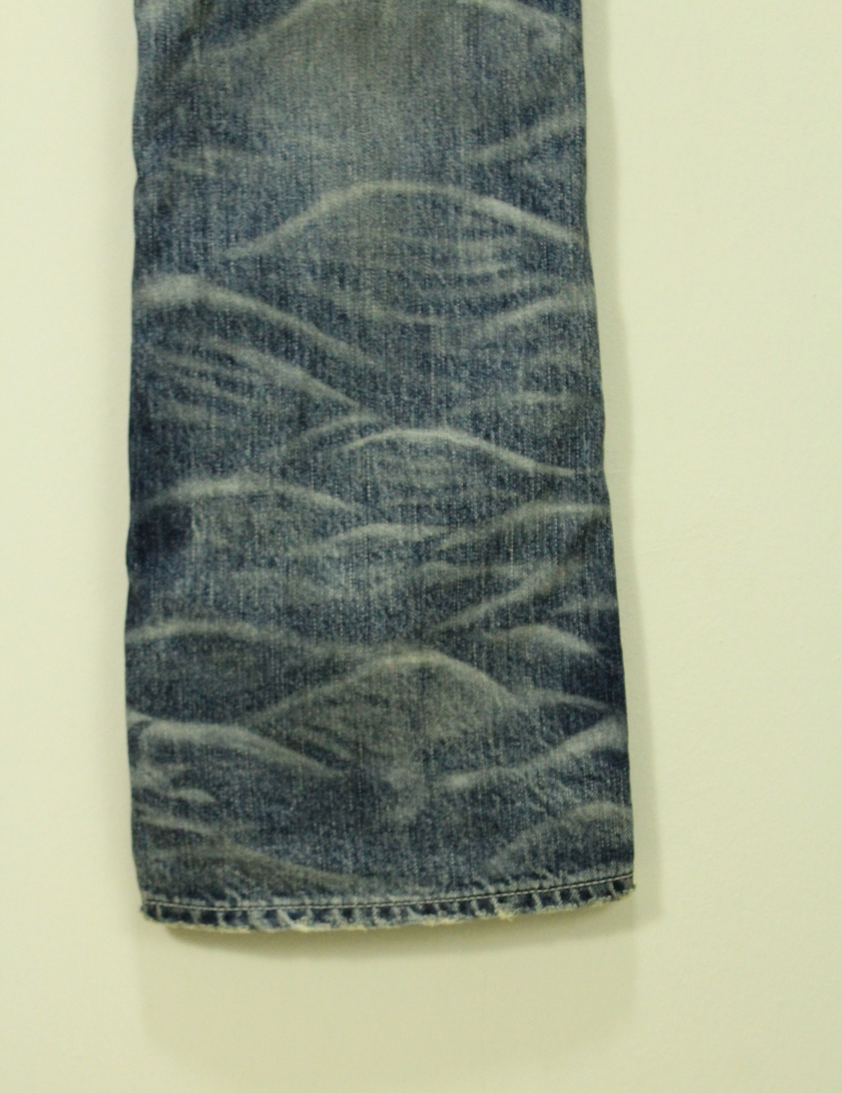 Vintage Flared BLUEWAY Denim Bootcut Flared Claw Mark Rare Size US 28 / EU 44 - 13 Thumbnail