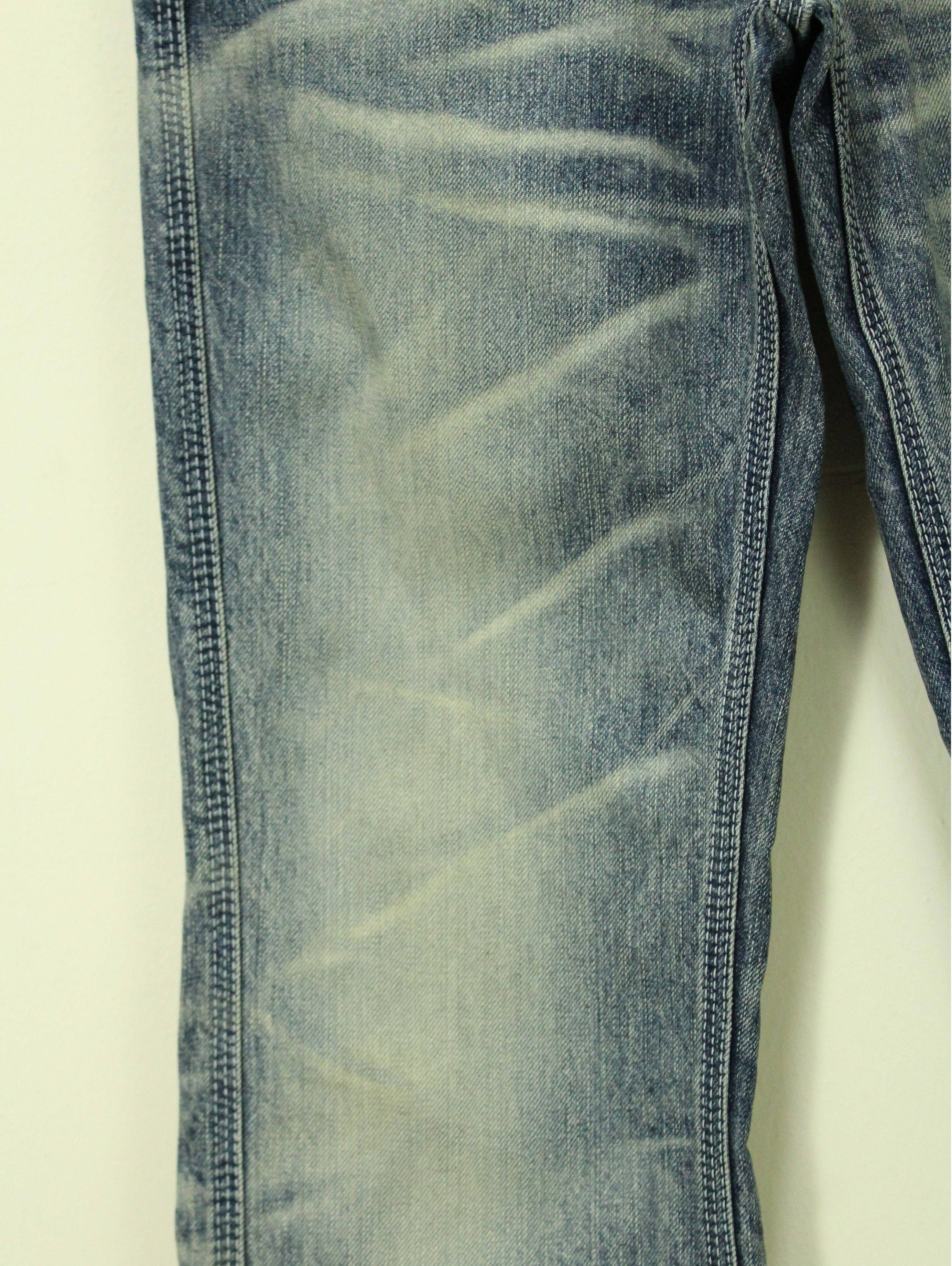 Vintage Flared BLUEWAY Denim Bootcut Flared Claw Mark Rare Size US 28 / EU 44 - 6 Thumbnail