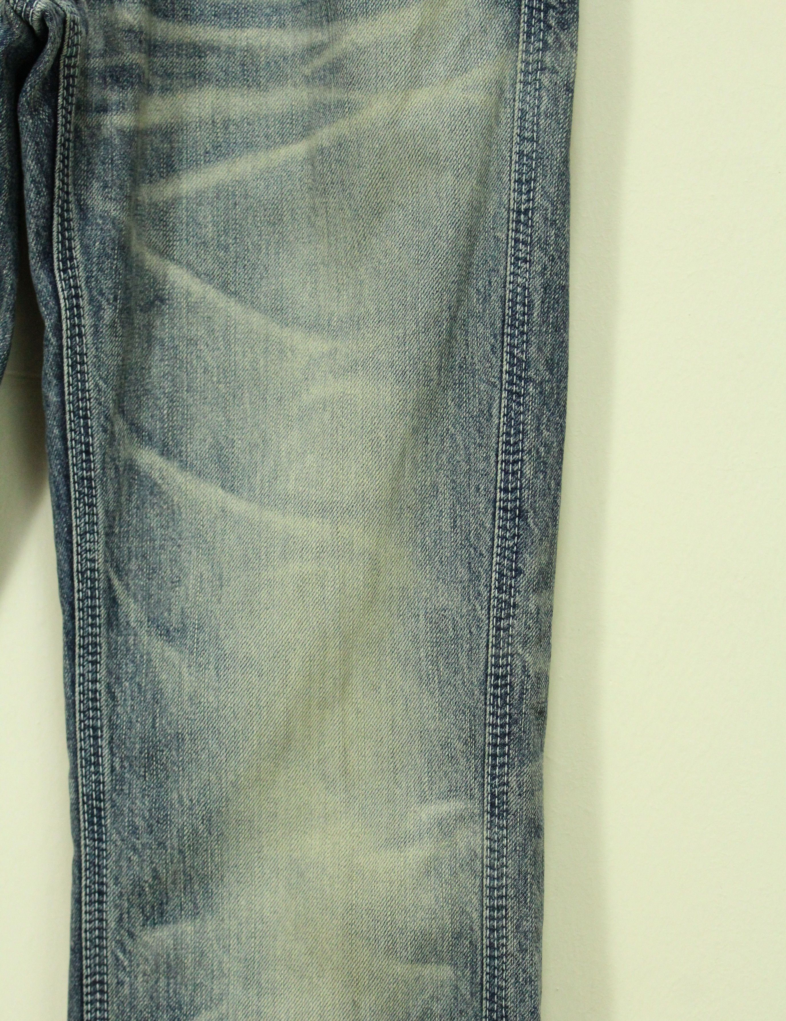 Vintage Flared BLUEWAY Denim Bootcut Flared Claw Mark Rare Size US 28 / EU 44 - 5 Thumbnail