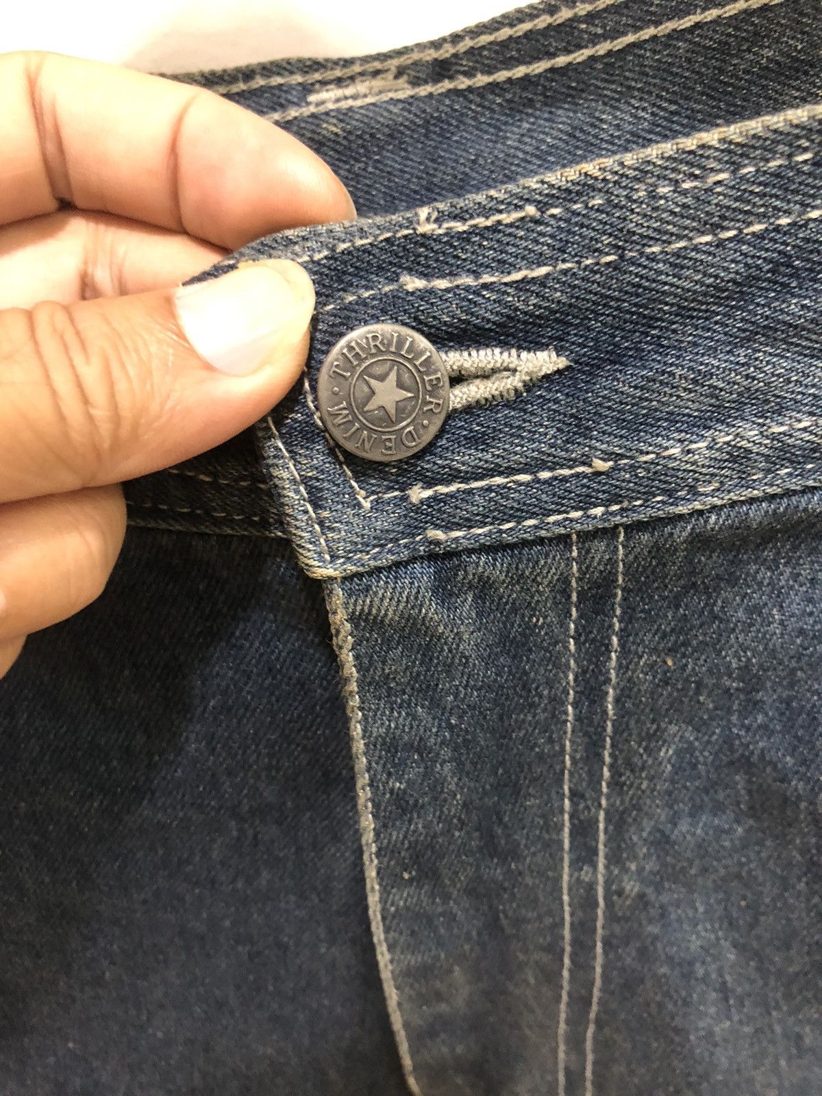 Japanese Brand × Seditionaries Thriller Denim Cargo Pants Size US 30 / EU 46 - 6 Thumbnail
