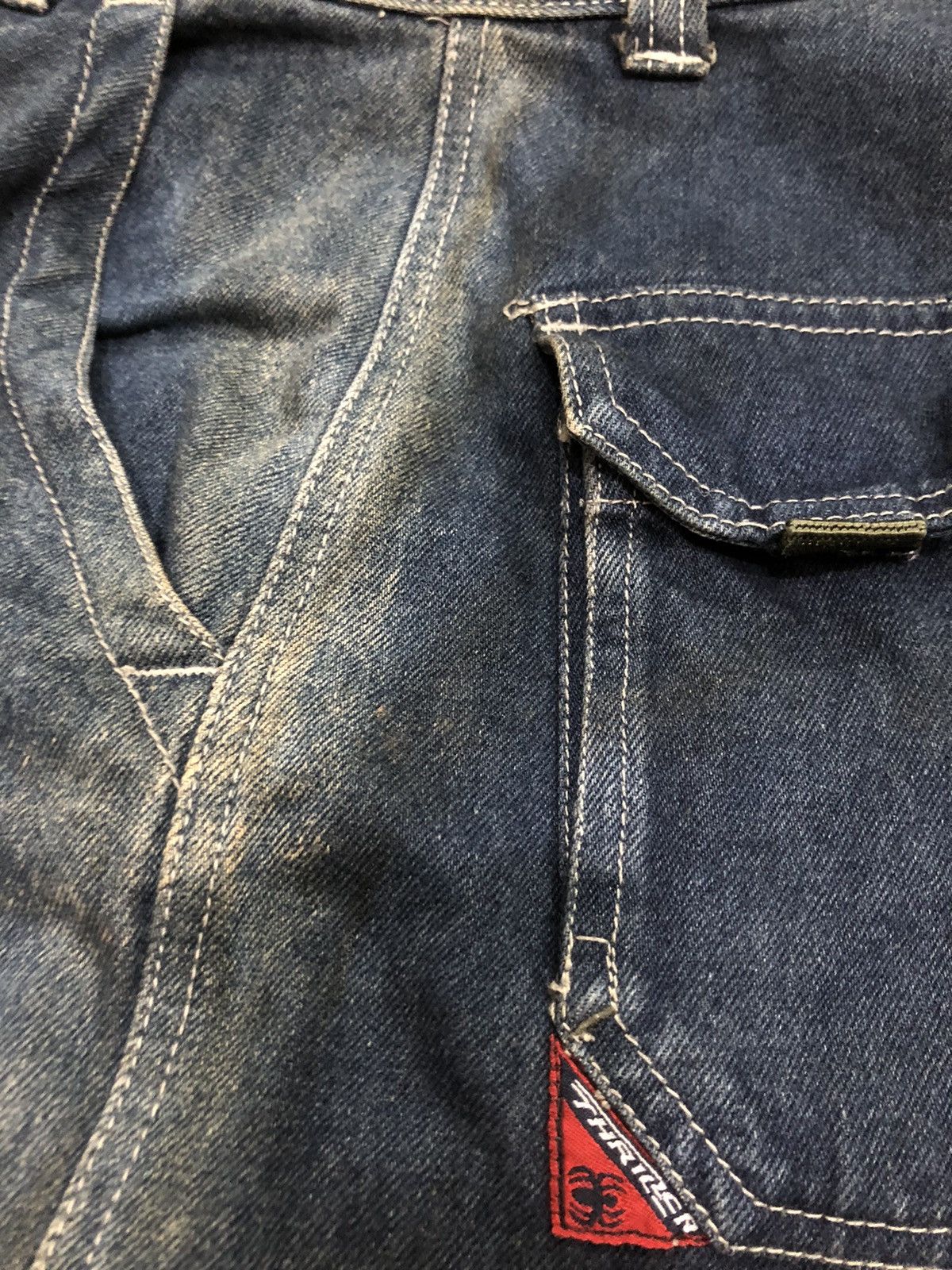 Japanese Brand × Seditionaries Thriller Denim Cargo Pants Size US 30 / EU 46 - 10 Thumbnail